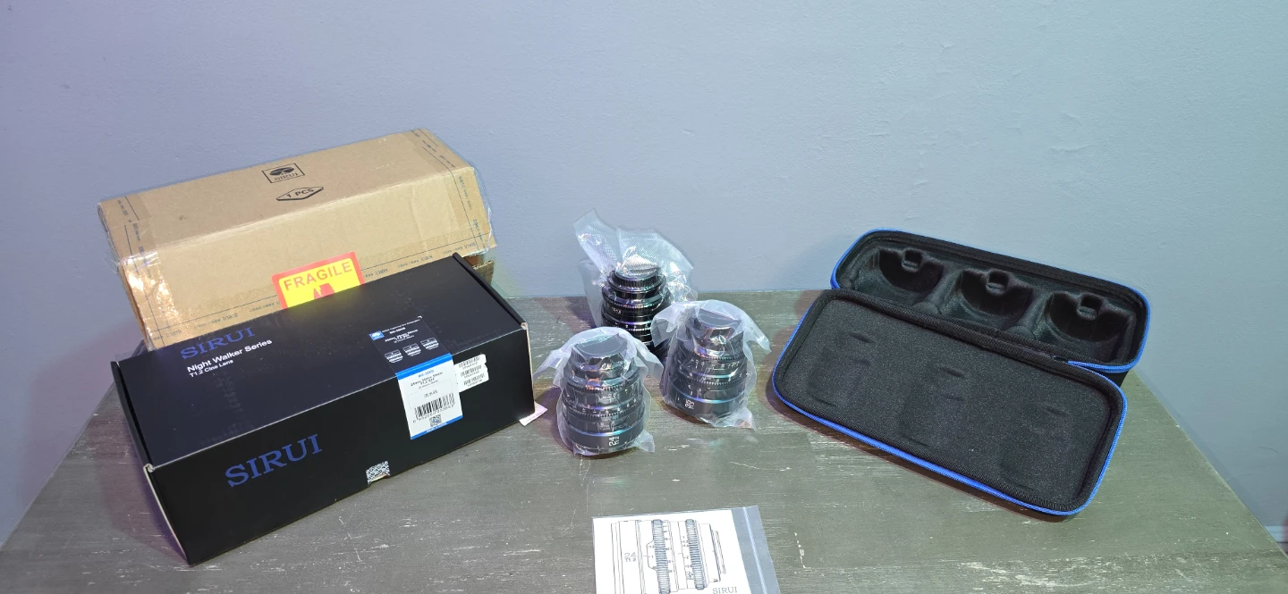 (E-Mount) NightWalker Cine Lens Set