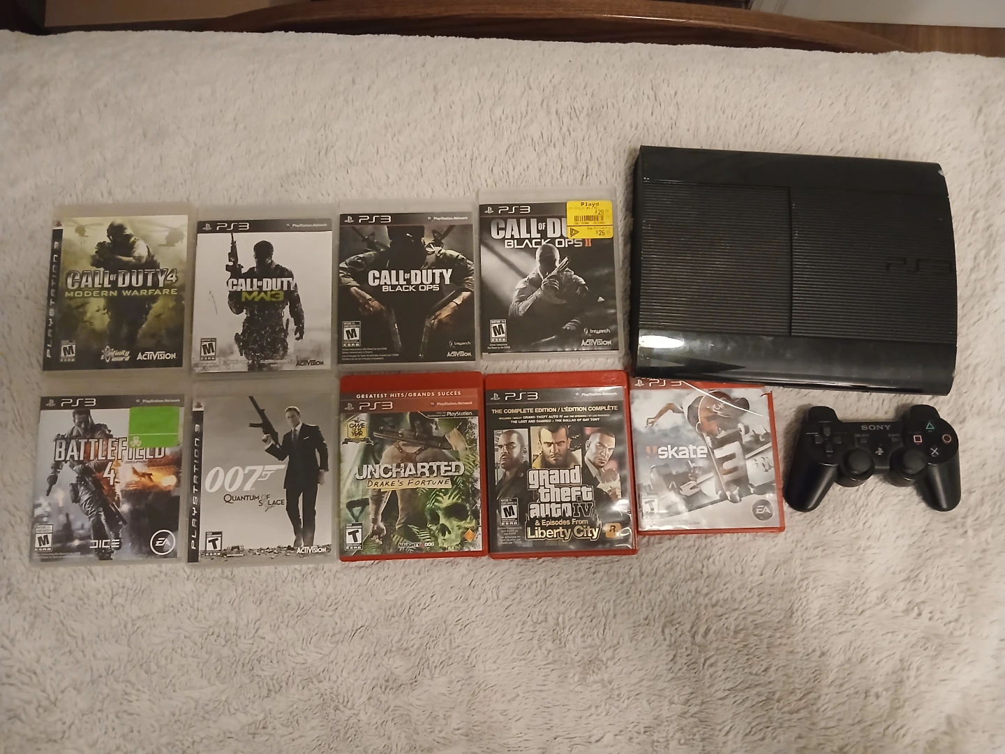 Sony Playstation 3 Super Slim 500GB w/ Controller & Games - photo 2