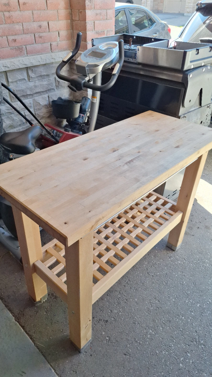 Wooden Kitchen Island/Work Table