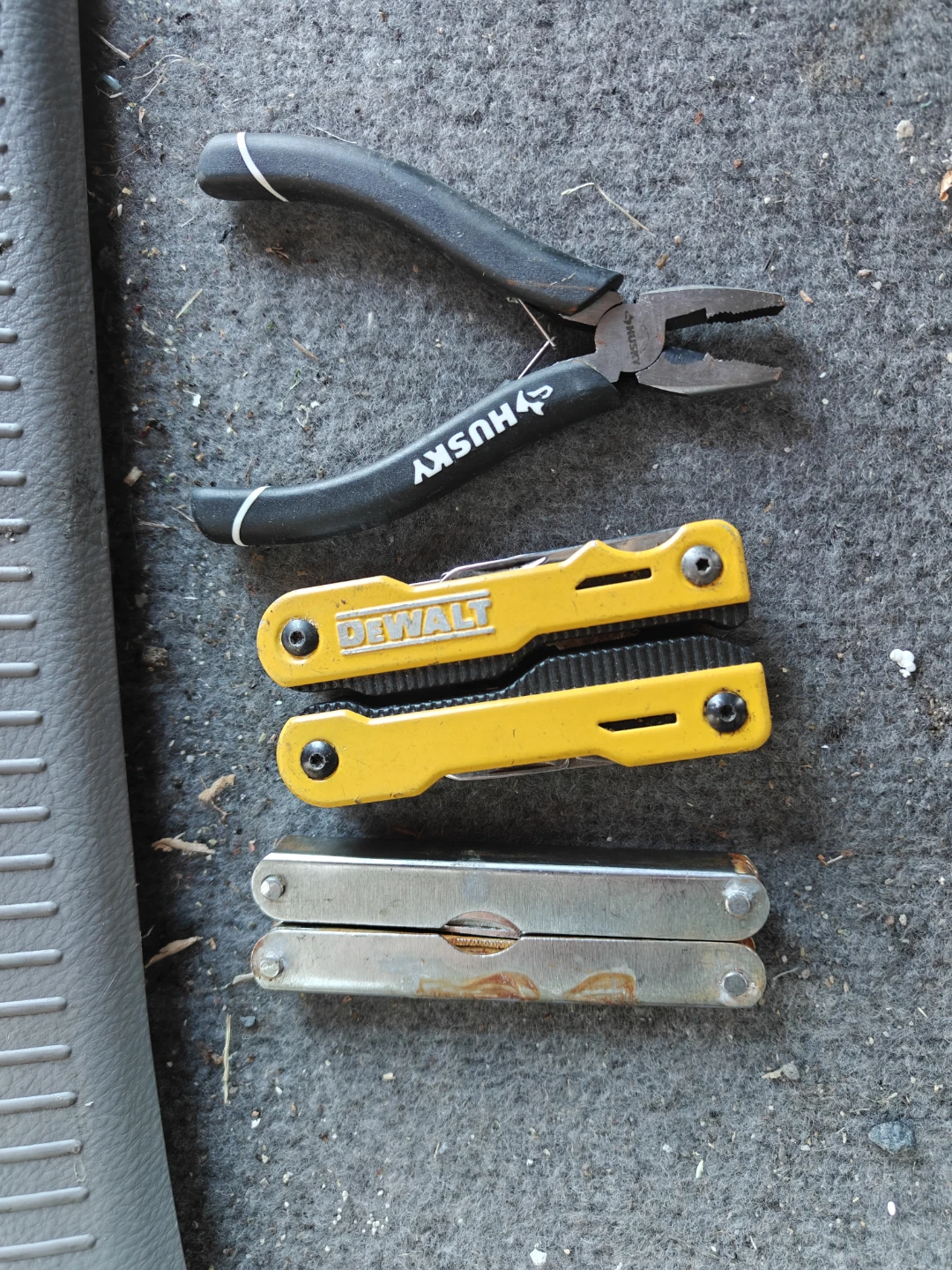 Husky, DeWalt, and Multi-tool Pliers