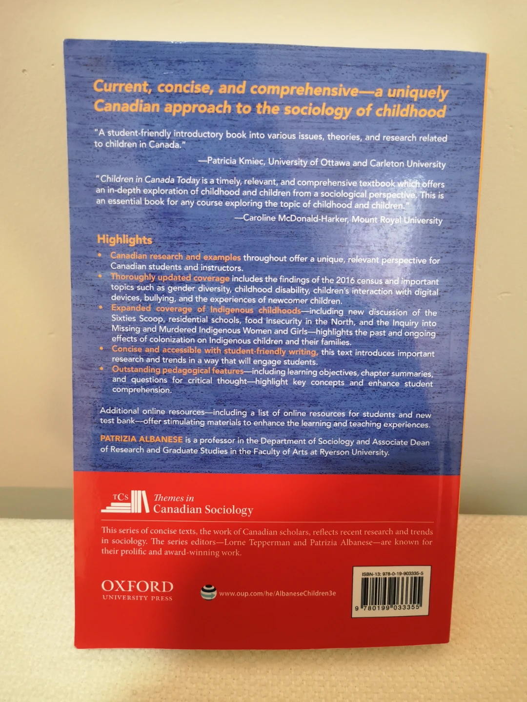 Albanese, P. (2016). Children in Canada Today 3rd Edition. 2016. - photo 3