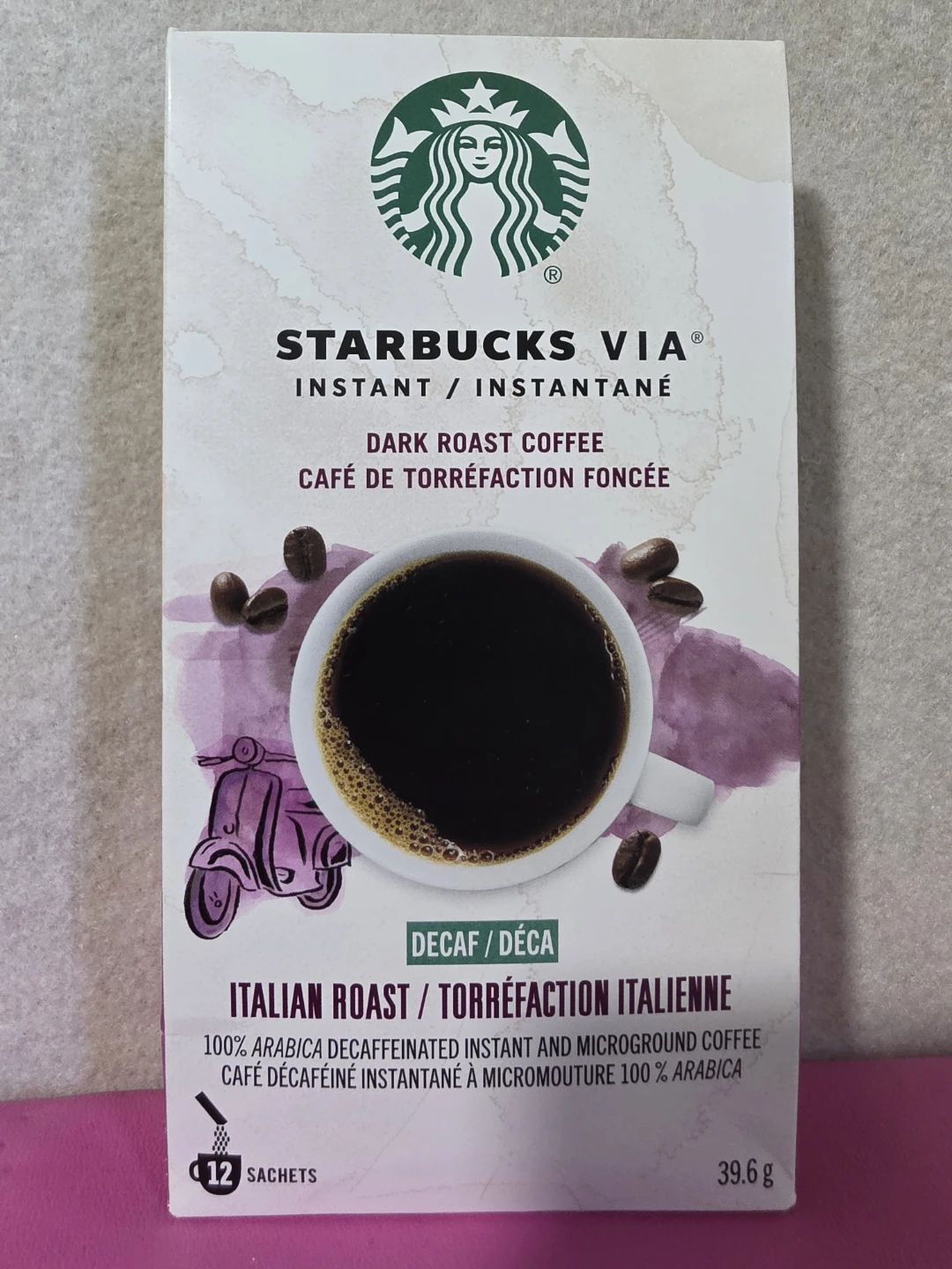 NEW UNOPENDED Starbucks VIA Instant Decaf