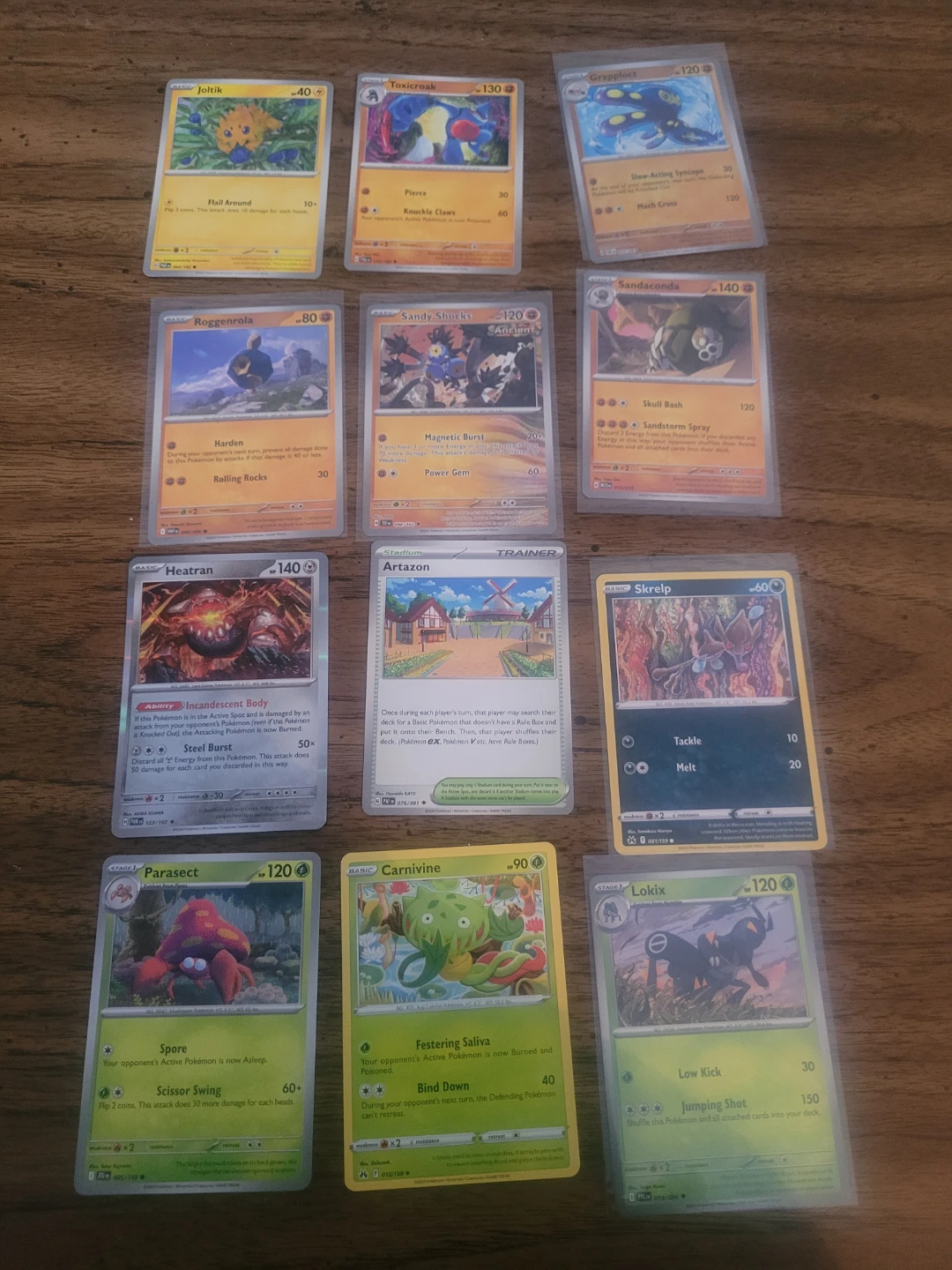Assorted Pokémon Cards