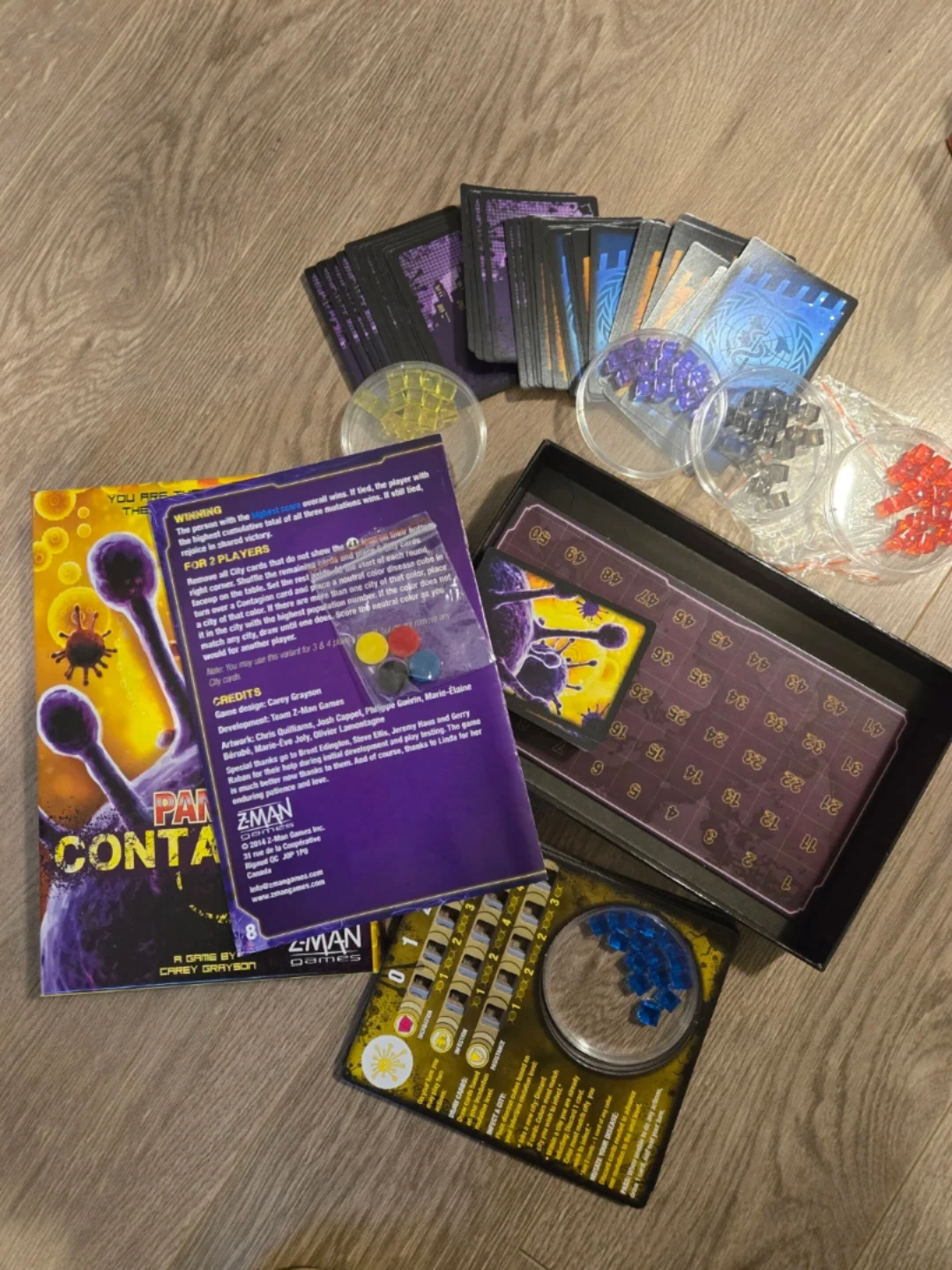 Pandemic Contagion Board Game - photo 2