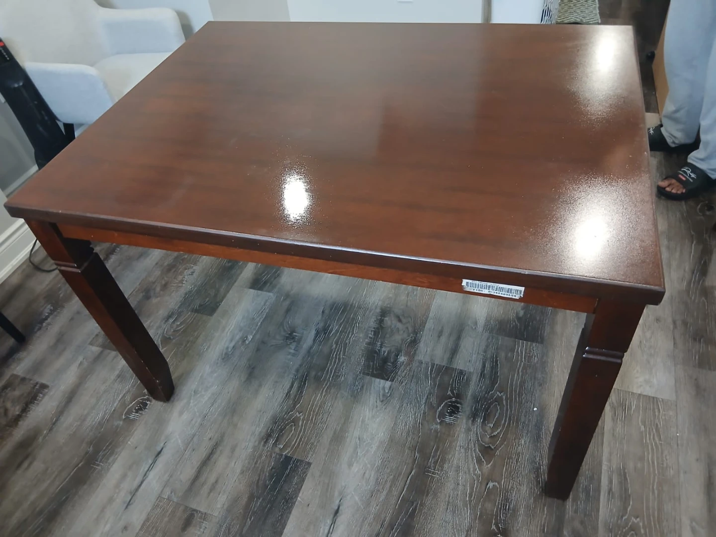 Leon's Dark Wood Dining Table - $50 OBO
