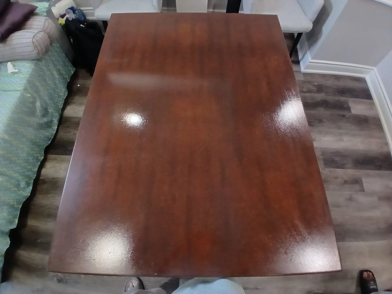 Leon's Dark Wood Dining Table - $50 OBO - photo 2