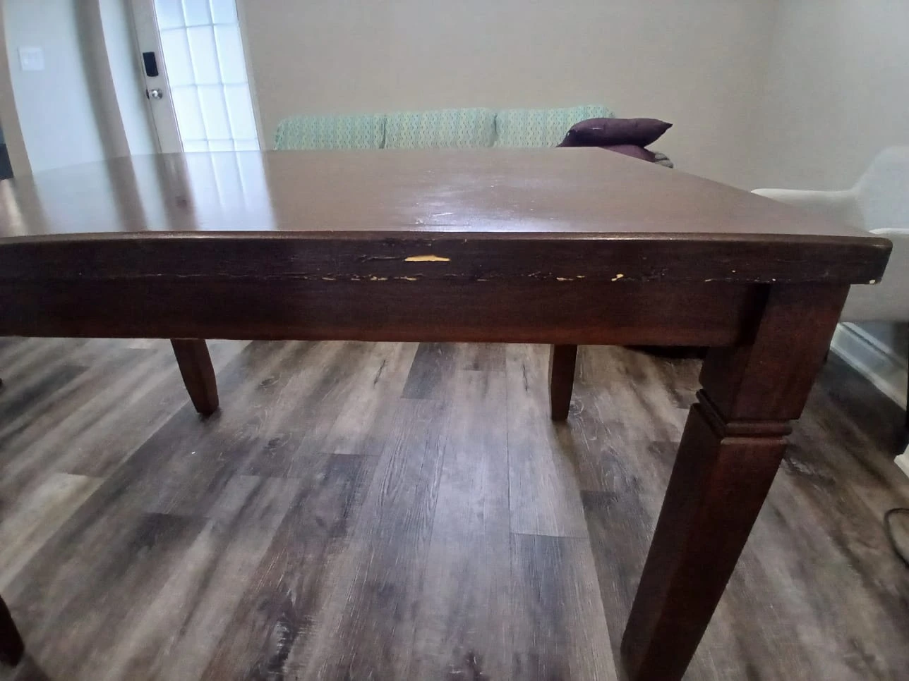 Leon's Dark Wood Dining Table - $50 OBO - photo 3