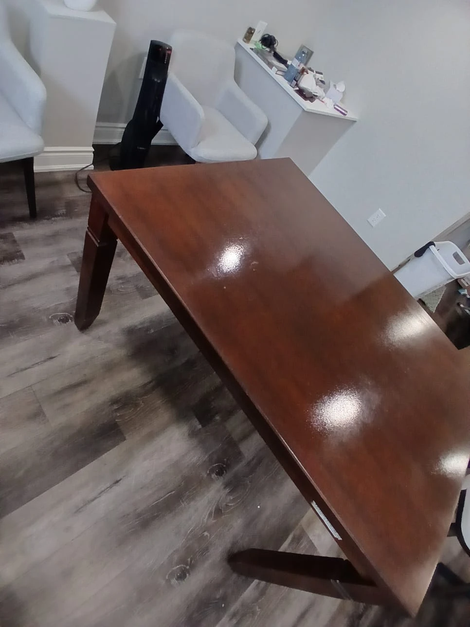 Leon's Dark Wood Dining Table - $50 OBO - photo 4