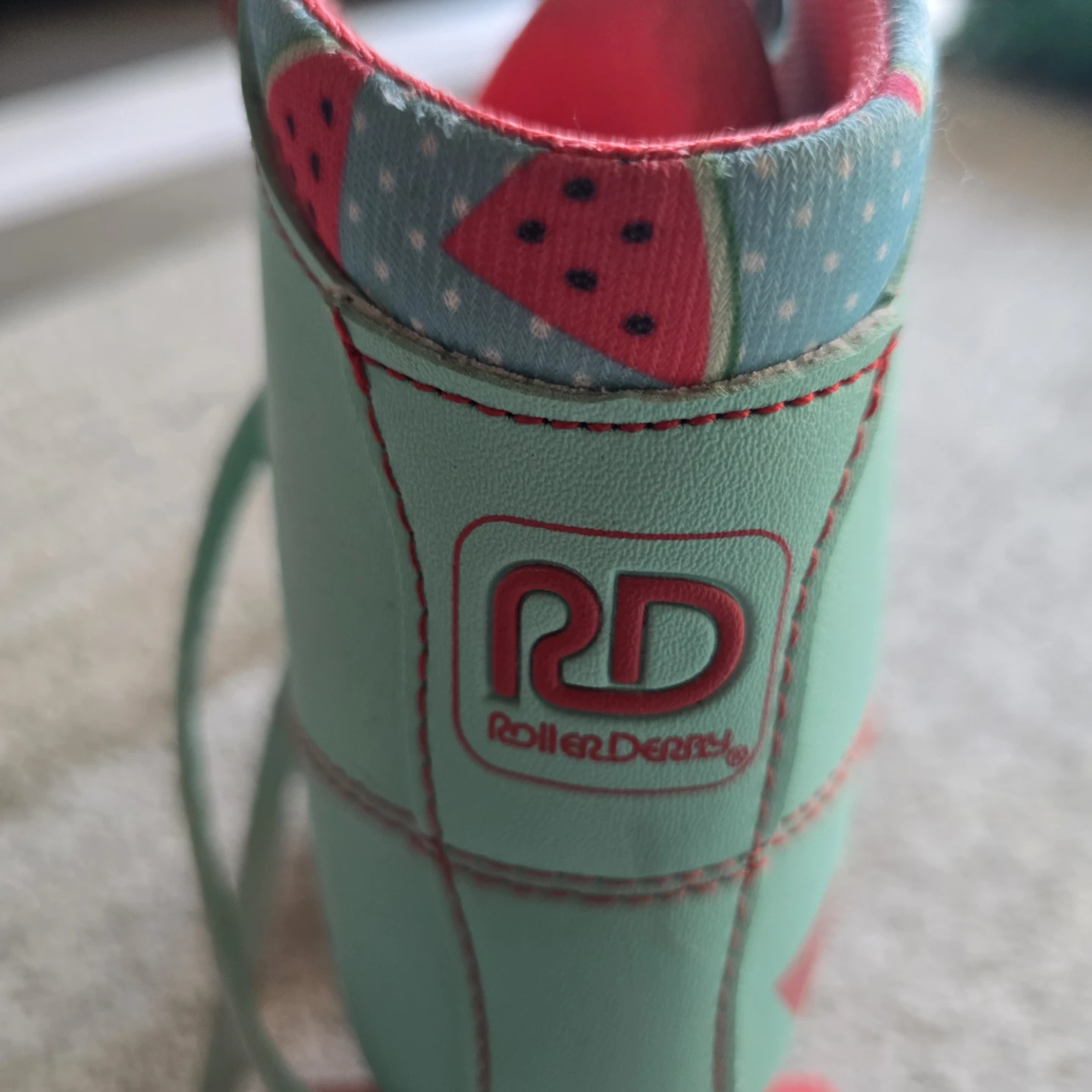 Roller Derby Roller Skates - Teal/Red Youth 12 - photo 3