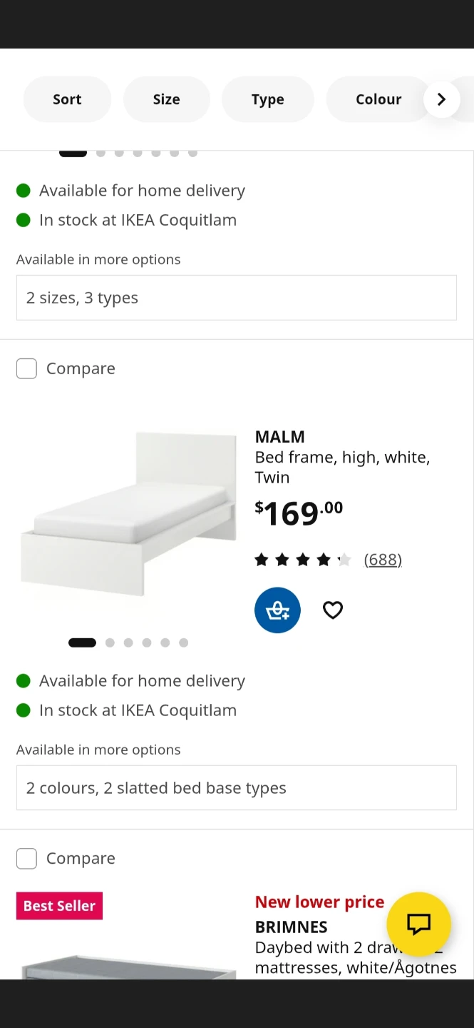 IKEA UTÄKER Stackable Bed Frame - Twin - photo 3