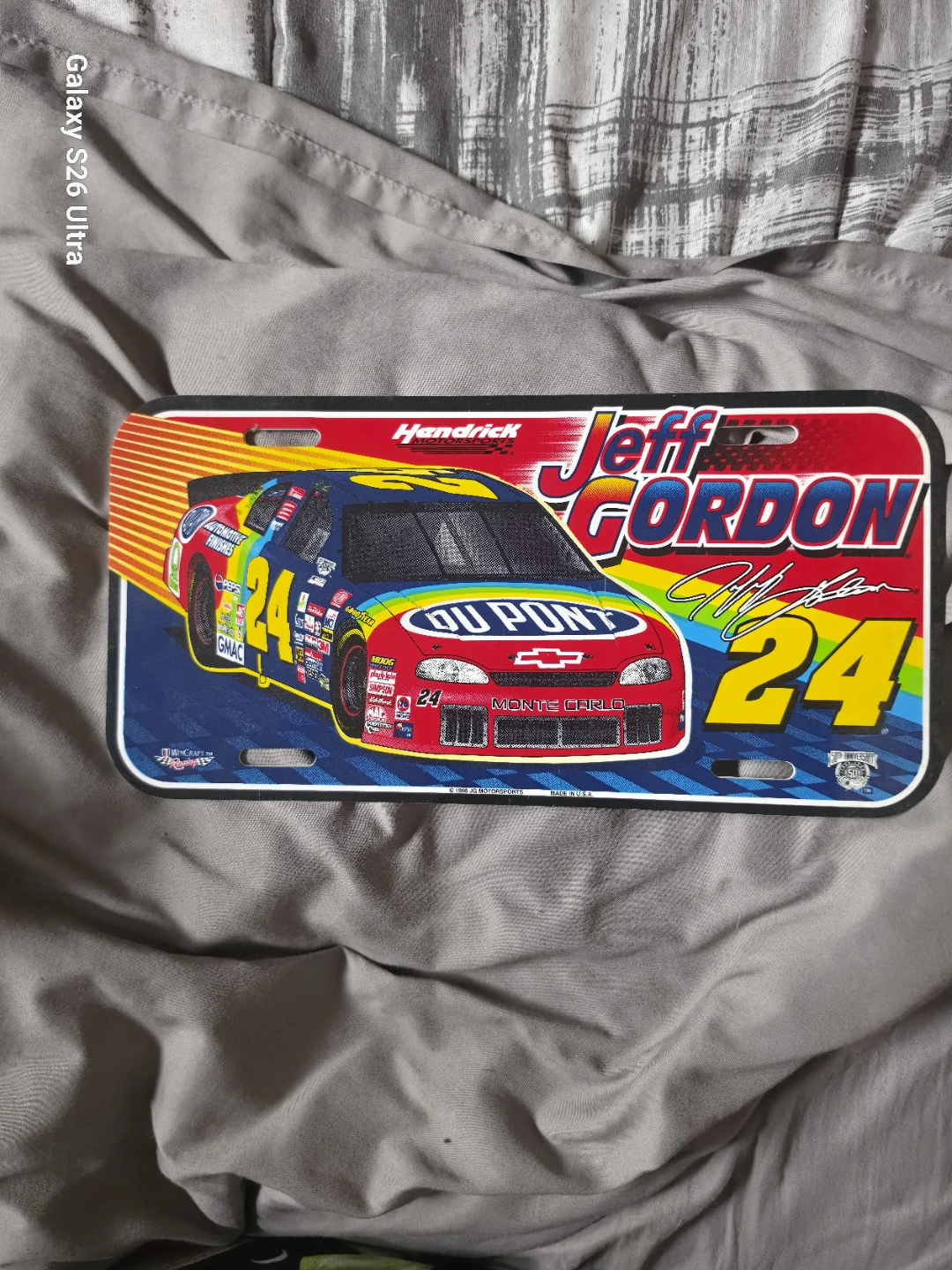 Jeff Gordon DuPont Monte Carlo  Motorsports License Plate