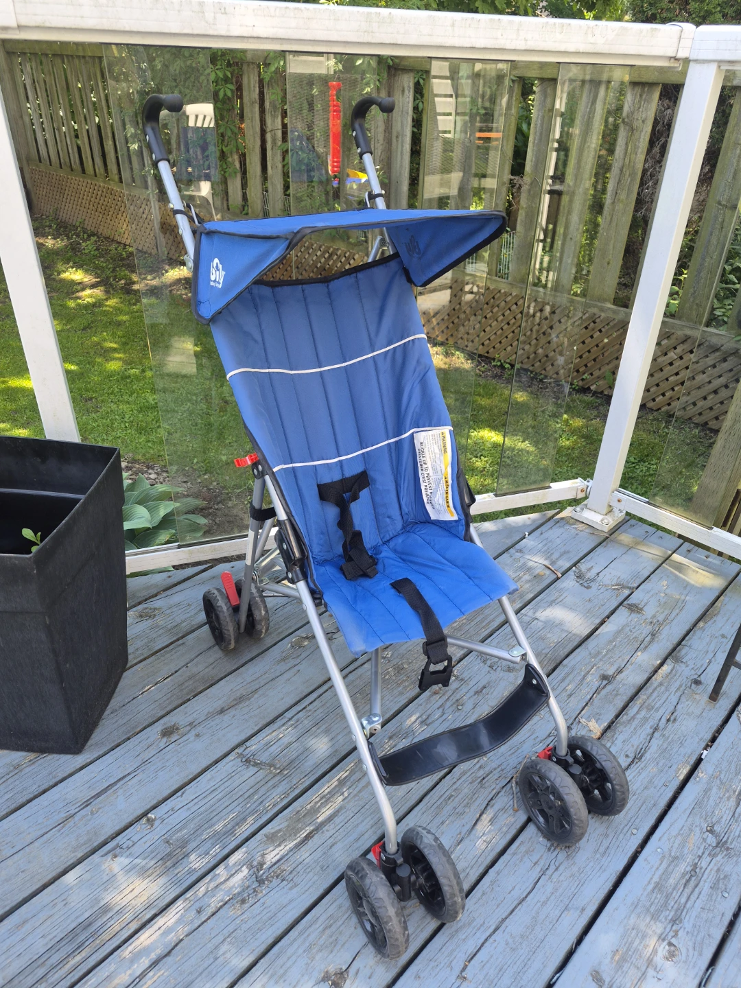 Blue Lightweight Stroller