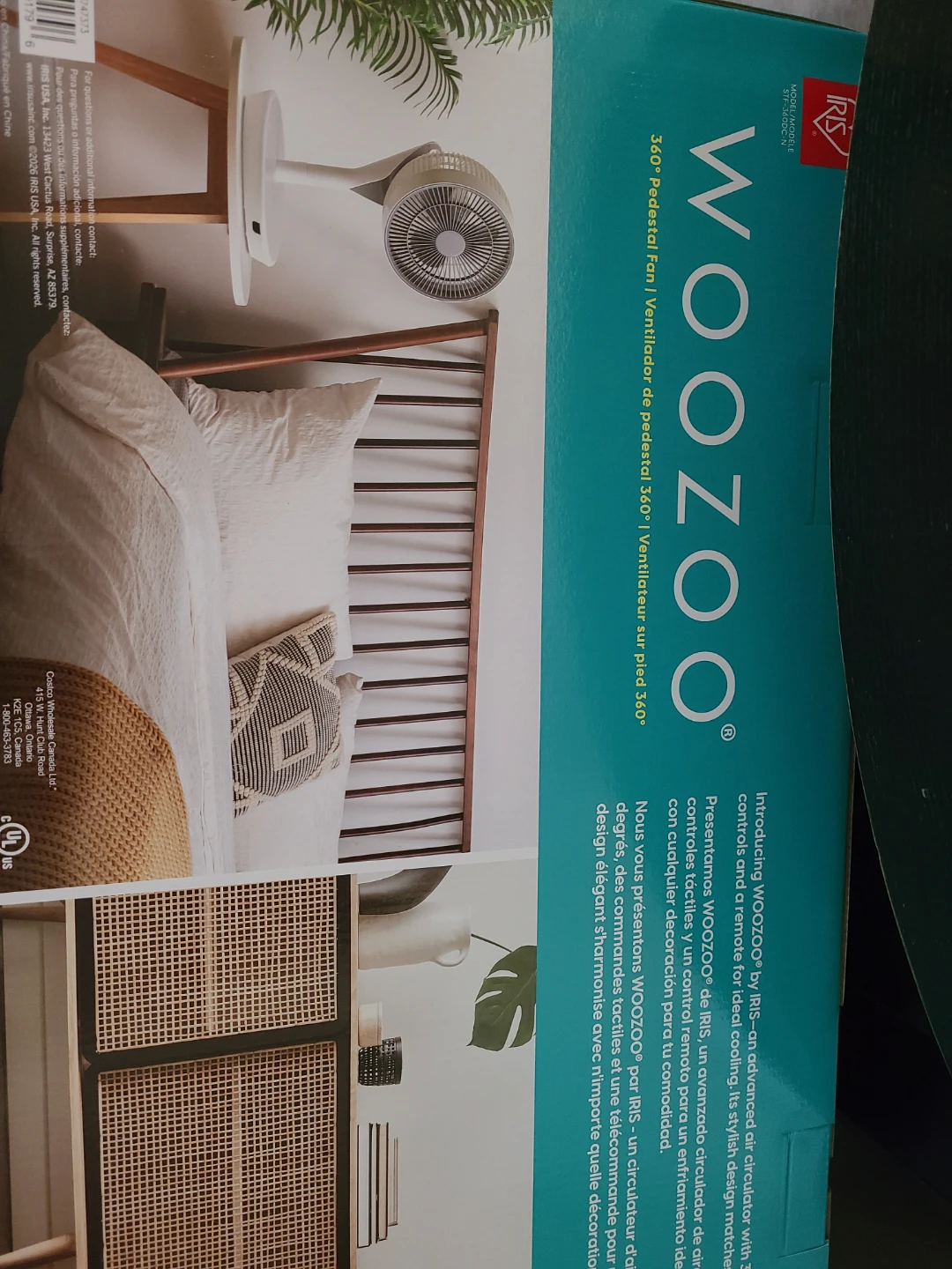 WOOZOO 360° Pedestal Fan - photo 4