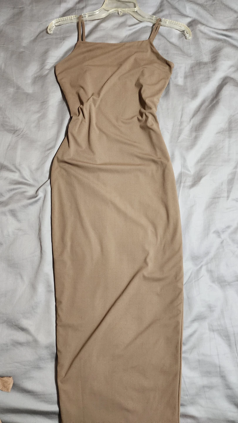 MDS Maxi Dress with Spaghetti Straps S