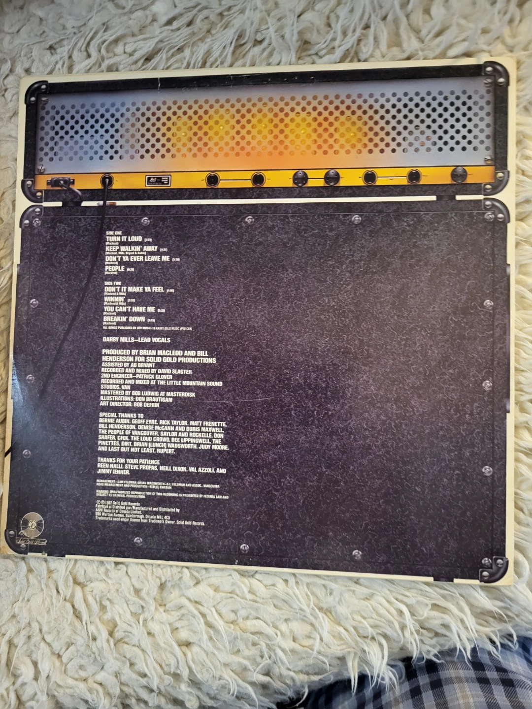 Headpins Turn It Loud Vinyl Record ⚽️ - photo 2