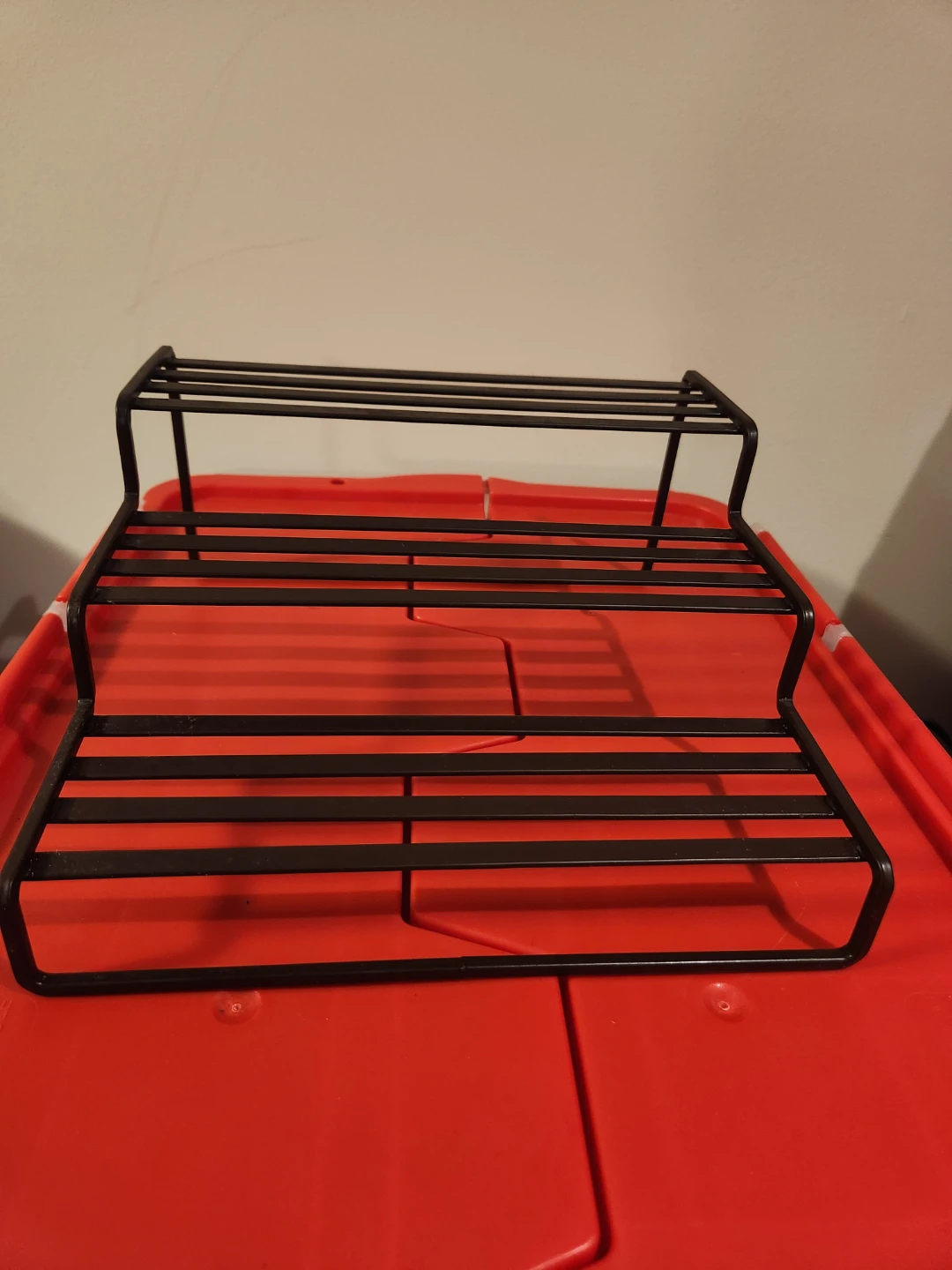 Black Wire 3-Tier Step Shelf