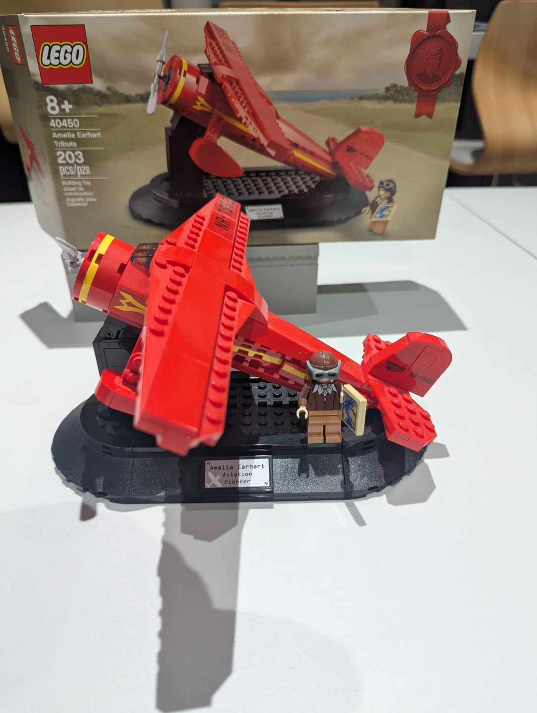 LEGO Amelia Earhart Tribute