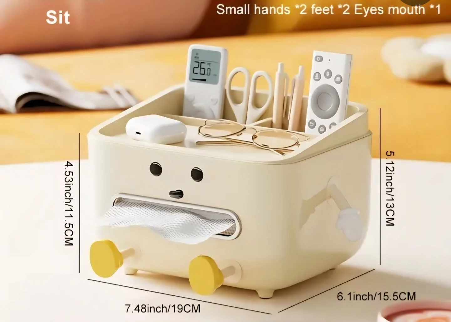 Cute Tissue Box Organizer - photo 2