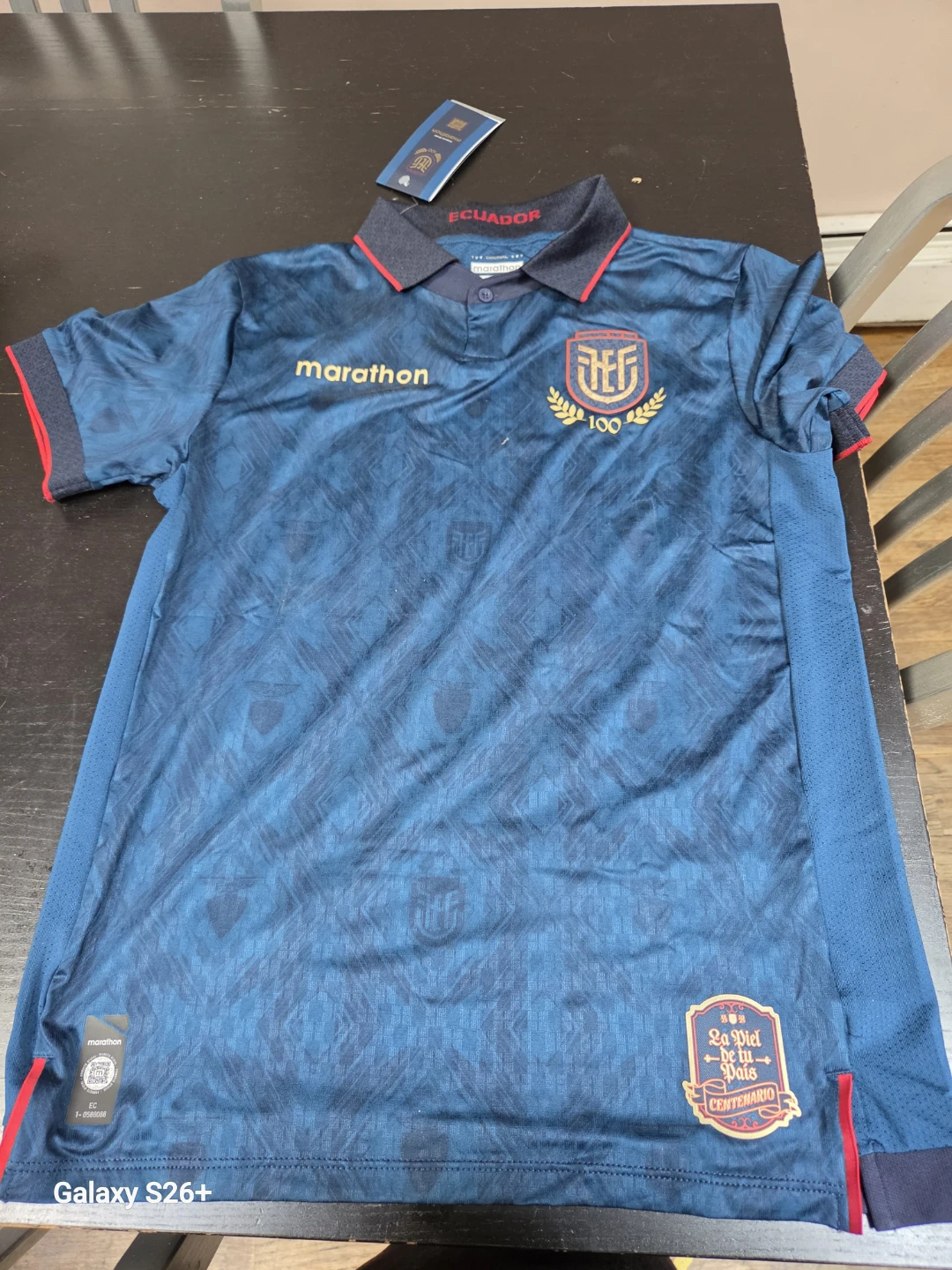 Marathon Ecuador Kids Soccer Jersey Size L