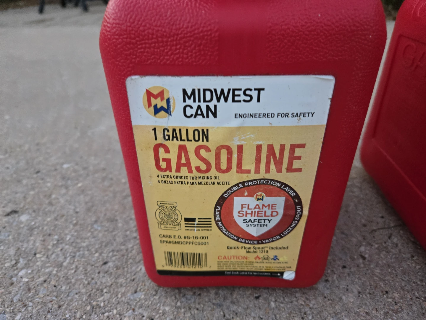 Midwest Can 1 Gallon and 2 Gallon Gasoline Cans - photo 2