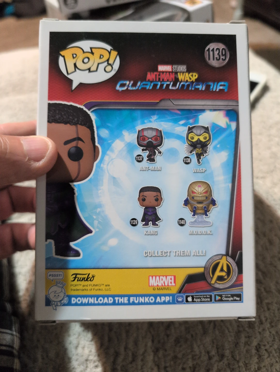 Funko Pop! Marvel Studios Ant-Man   Wasp: Quantumania Kang 1139 - photo 2