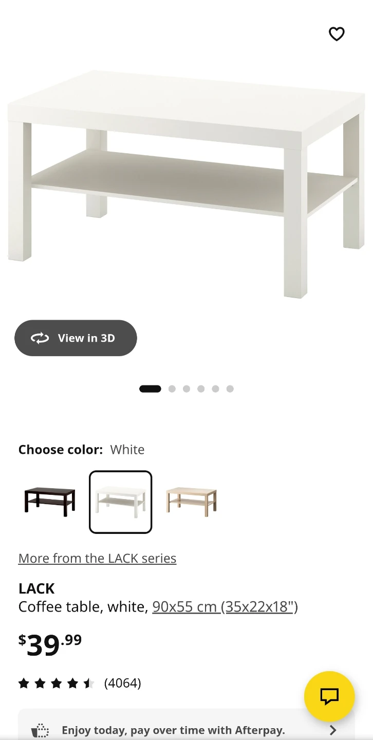 IKEA LACK Coffee Table - White