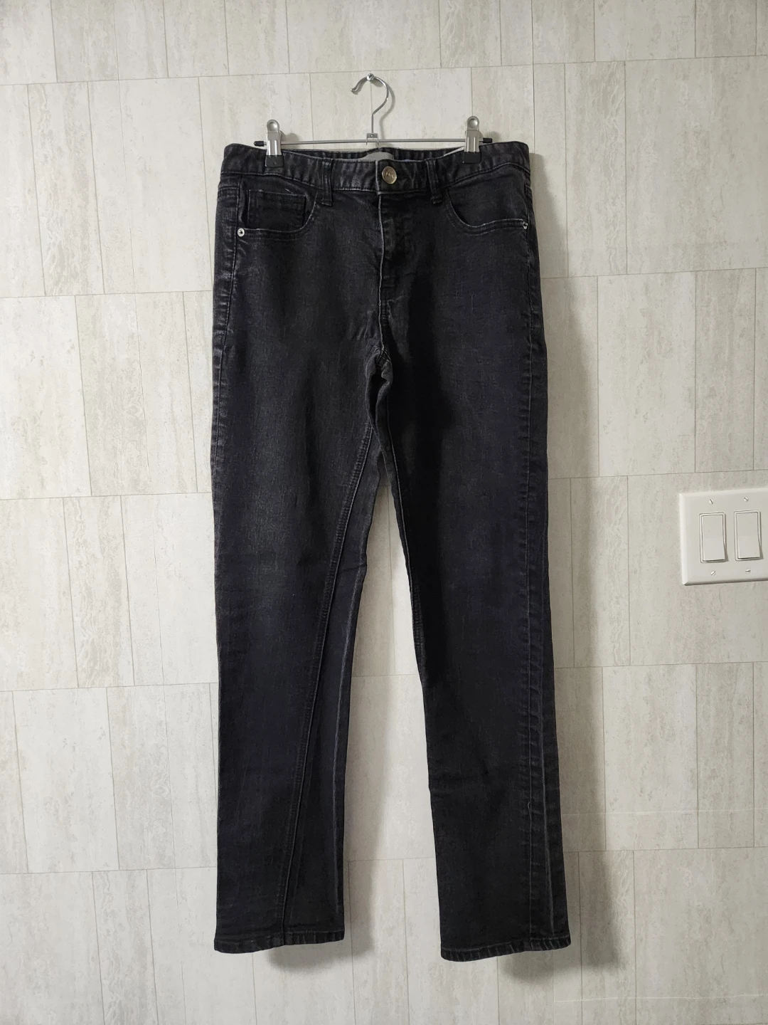 Black Denim Jeans - photo 2