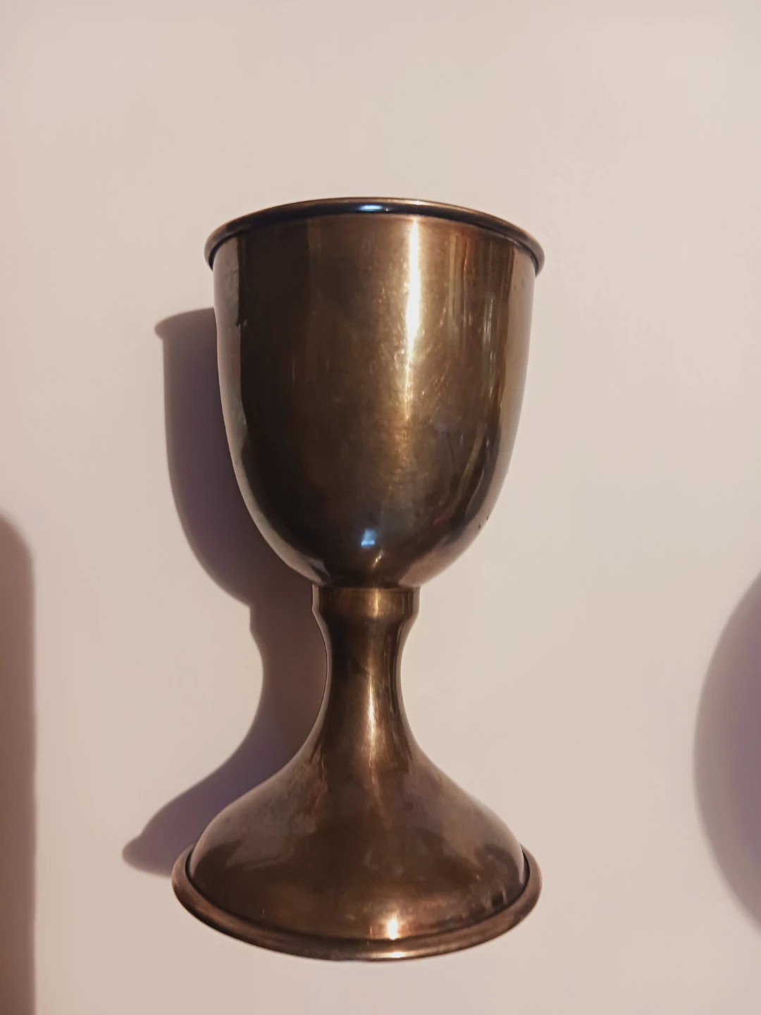 Sterling Silver Miniature Judaica Kiddush Wine Goblet Chalice