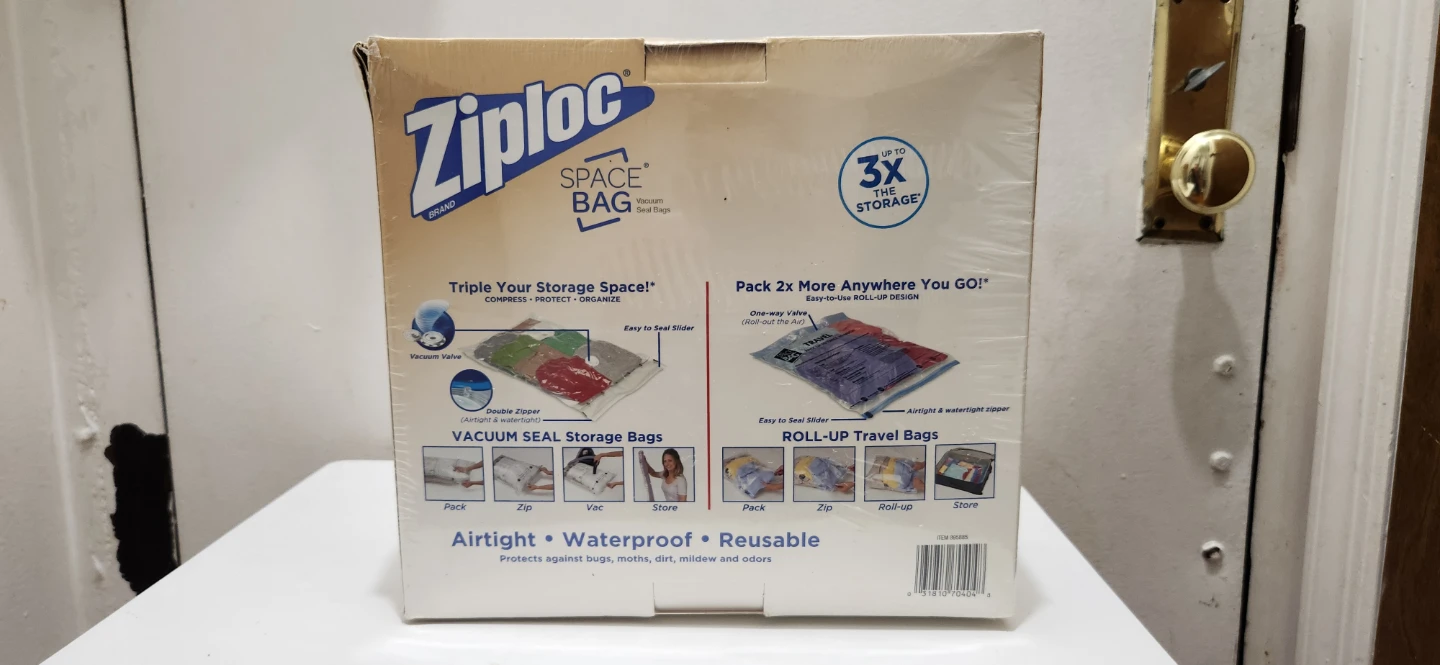Ziploc Space Bag 15 Bag Combo Vacuum Seal Storage Bags - photo 3