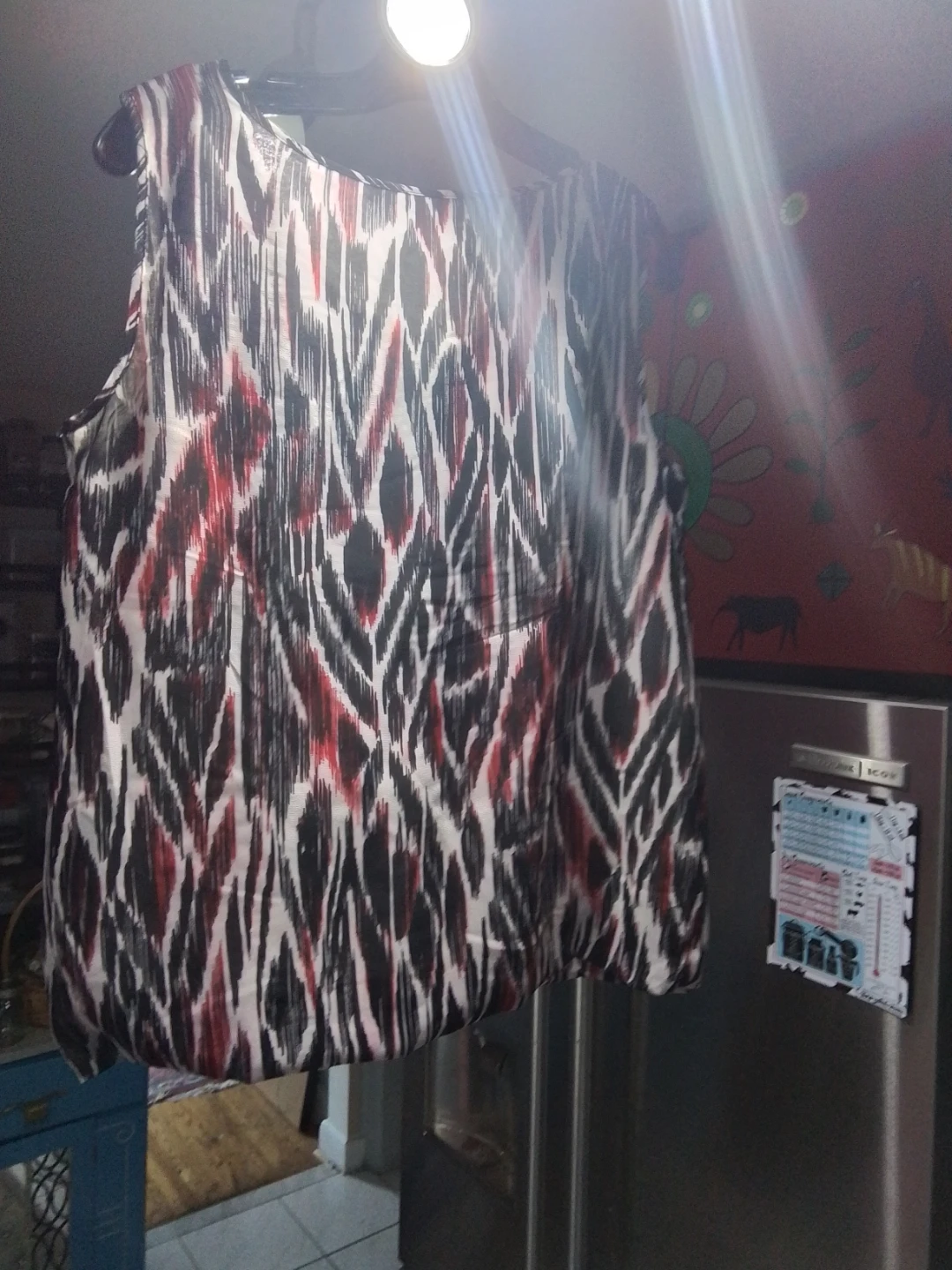 Calvin Klein Women's Sleeveless Print Top - Medium - photo 2