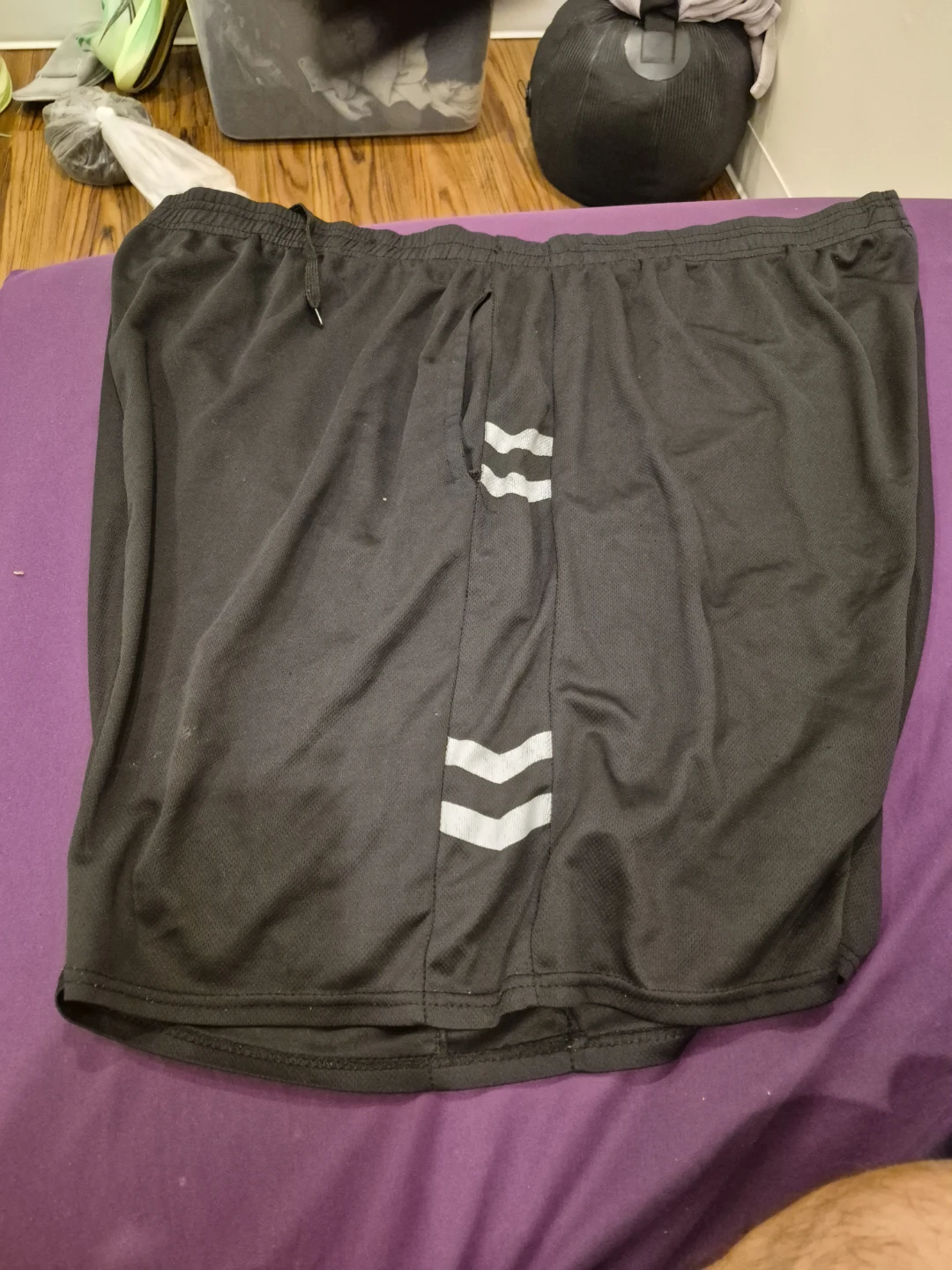 Red Essentials Black Athletic Shorts Size 4X - photo 4