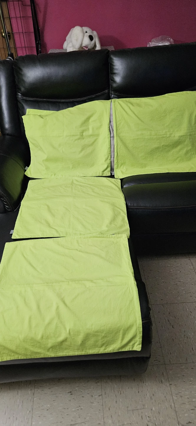 Pillow Covers - Set of 4 - Lime Green