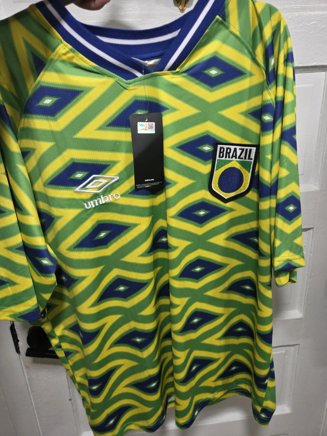 Umbro Brazil National Team Soccer Jersey L - photo 4