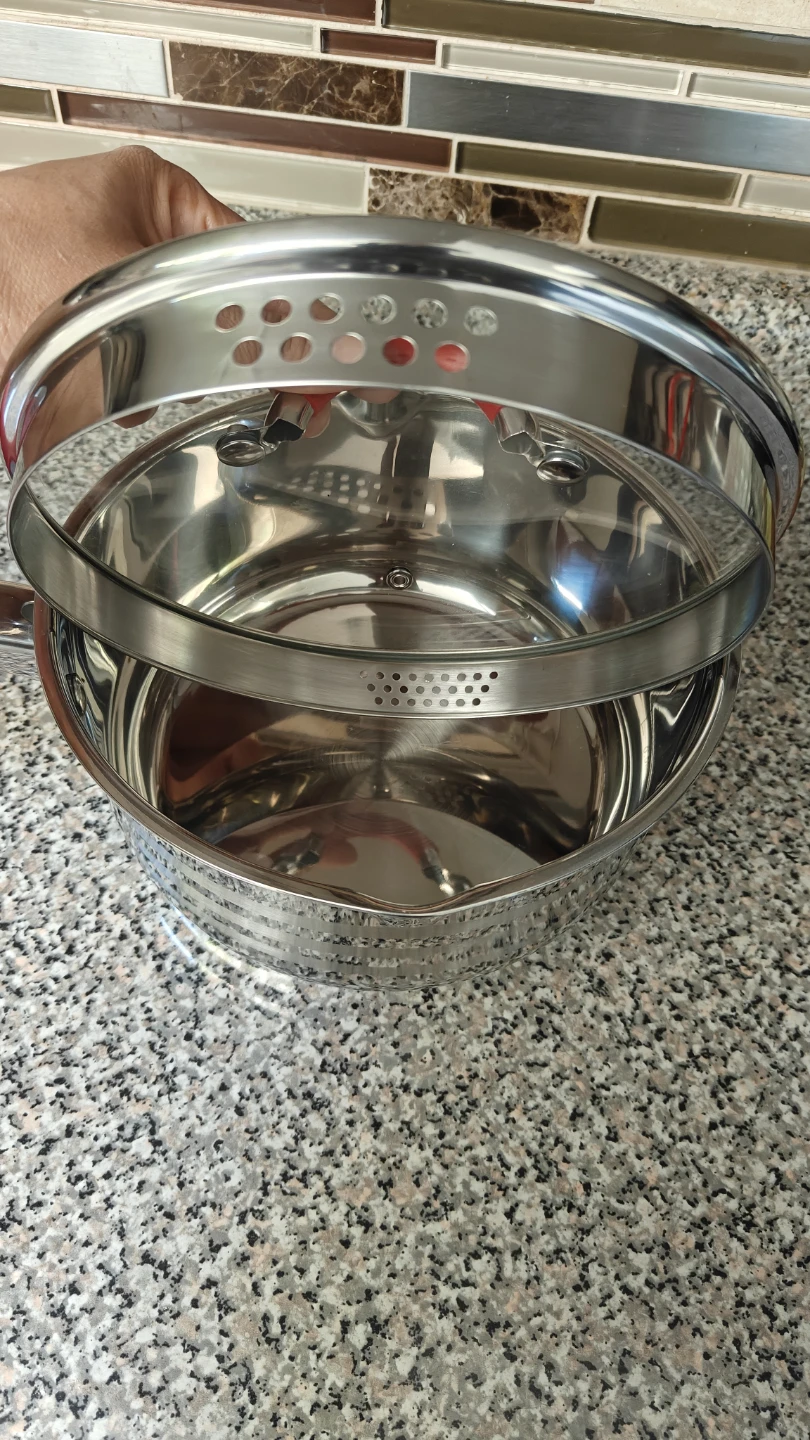 Stainless Steel Saucepan with Lid - photo 4