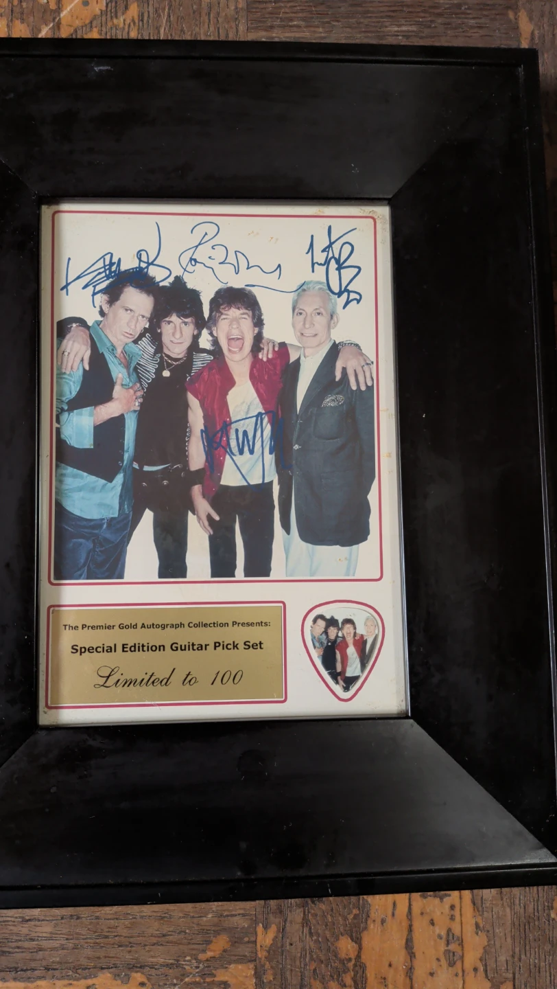 ⚽The Rolling Stones Autographed Guitar Pick Set - photo 2