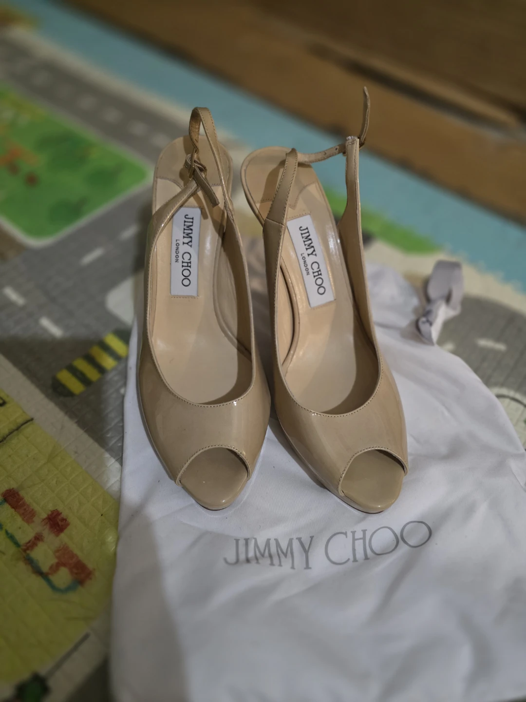 Jimmy Choo Slingback Heels Size 38