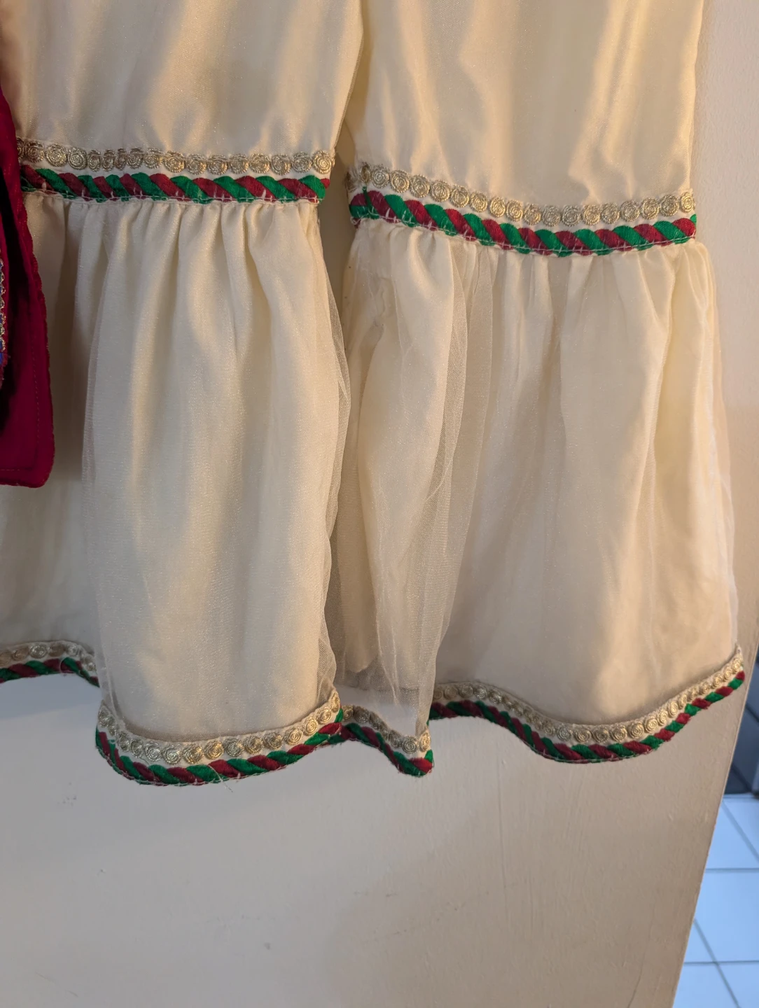 Embroidered Velvet top and Gharara Set - photo 3