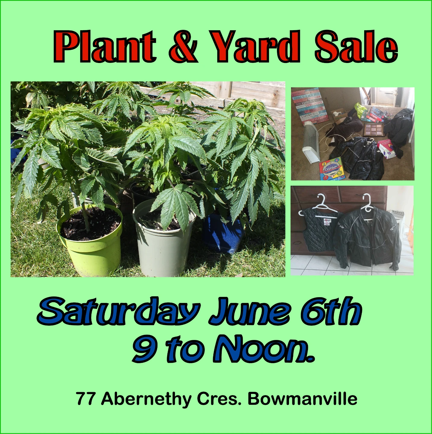 Plant & Yard Sale in Bowmanville