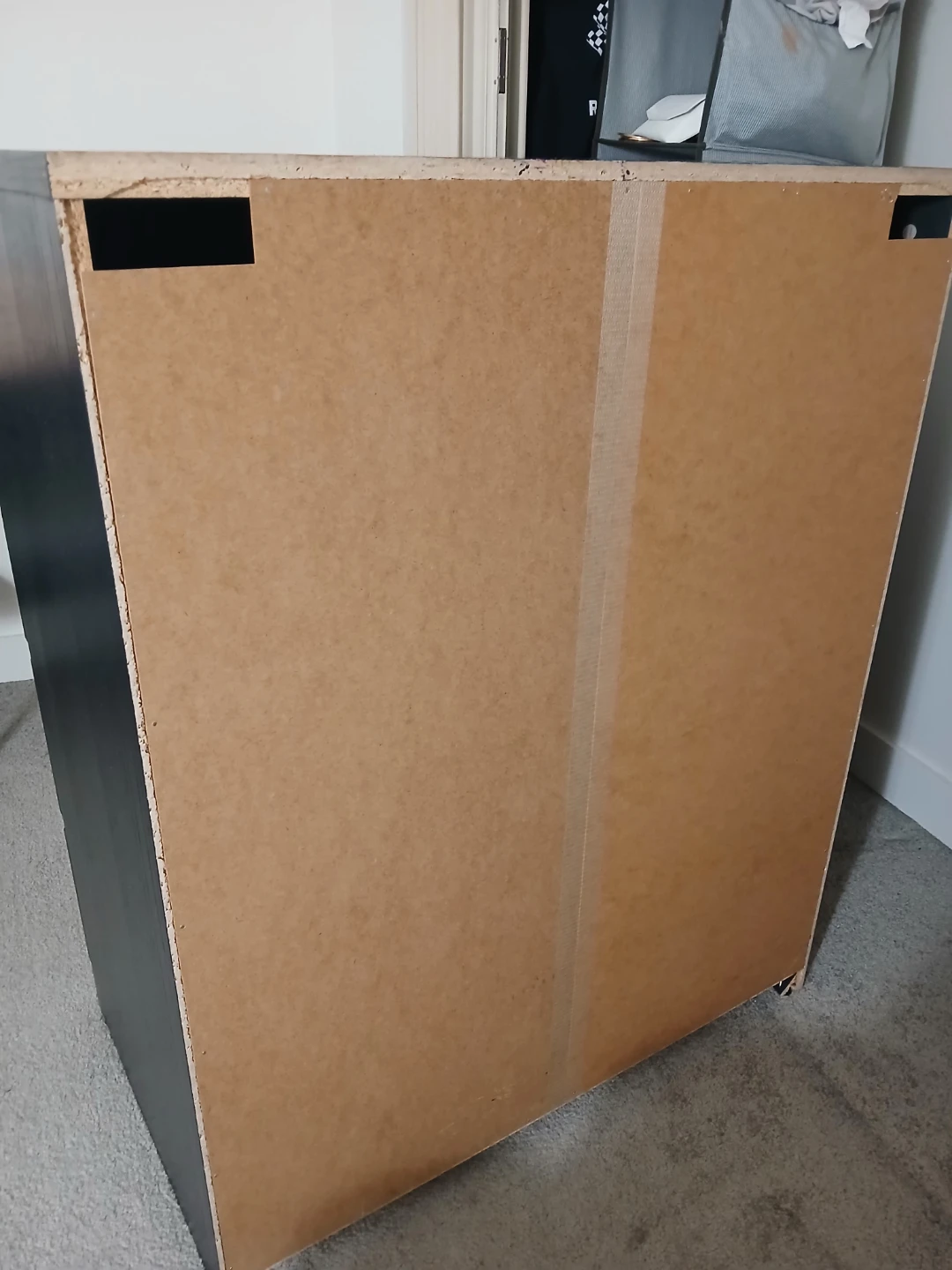 ​IKEA MALM 4-Drawer Dresser / Chest – Black-Brown (Assembled) - photo 2