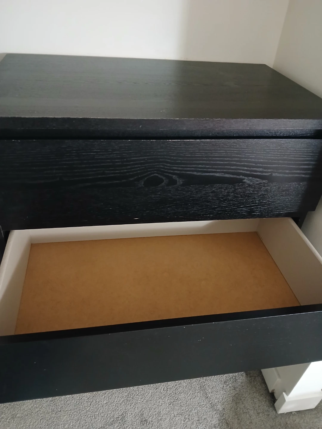 ​IKEA MALM 4-Drawer Dresser / Chest – Black-Brown (Assembled) - photo 3