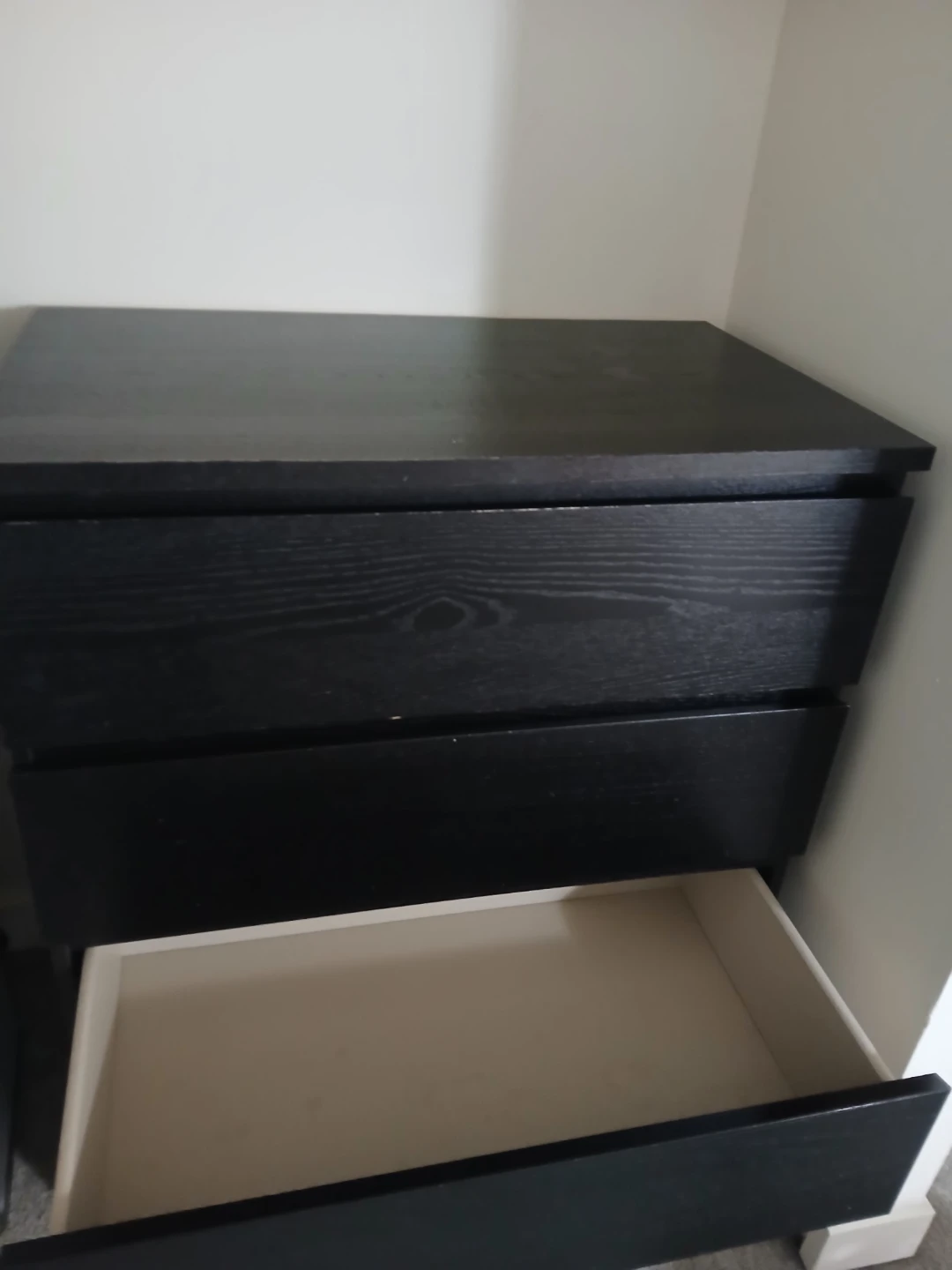 ​IKEA MALM 4-Drawer Dresser / Chest – Black-Brown (Assembled) - photo 4