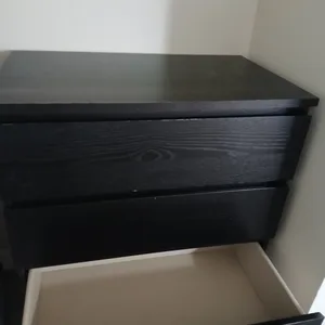 ikea malm 4 drawer dresser black brown STORKLINTA 4-drawer dresser