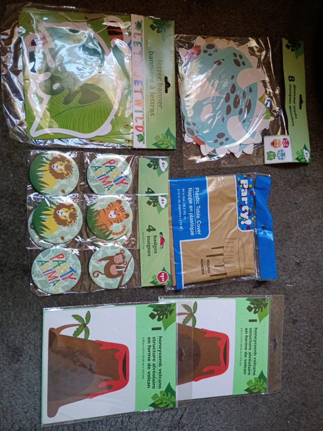 Unicorn & Dinosaur Birthday Party Supplies Lot