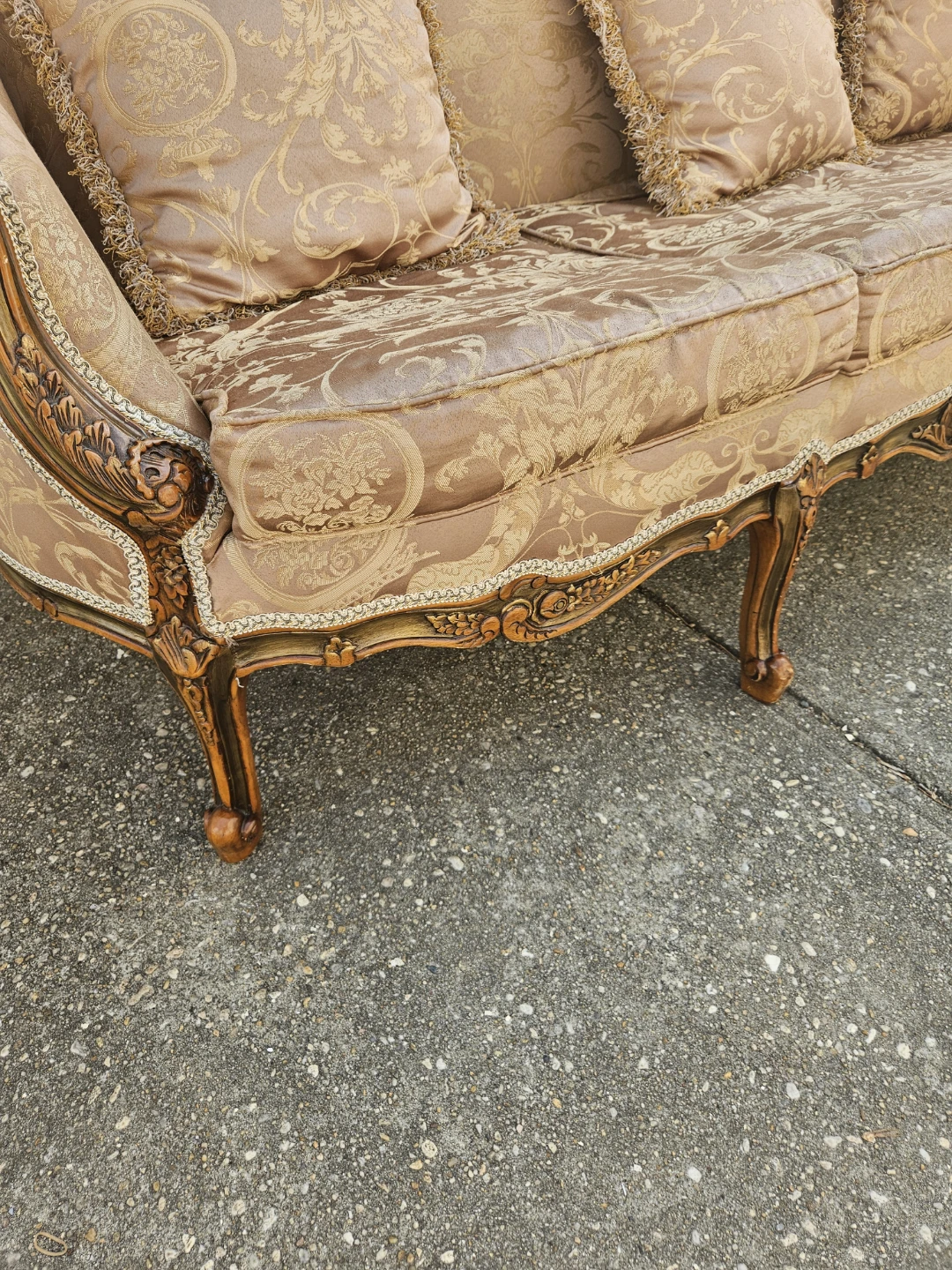 Beautiful louis xv style sofa and 2 chairs - photo 5