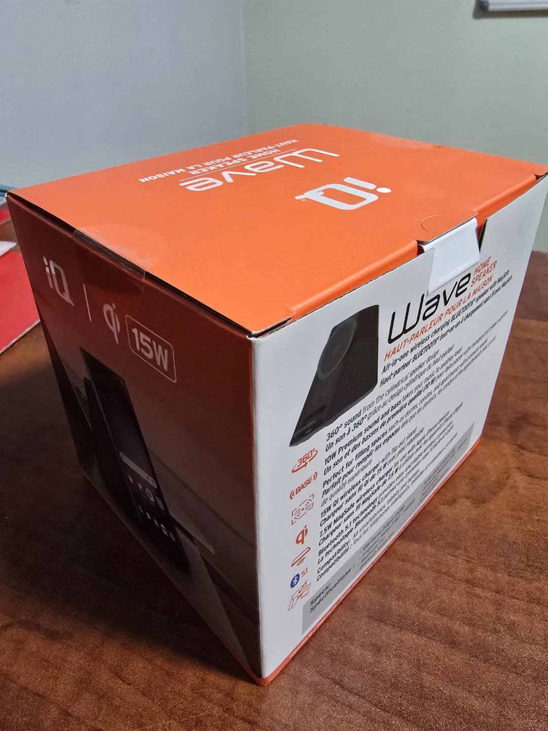 iQ Wave Home Speaker and 15W Wireless Charger - photo 2