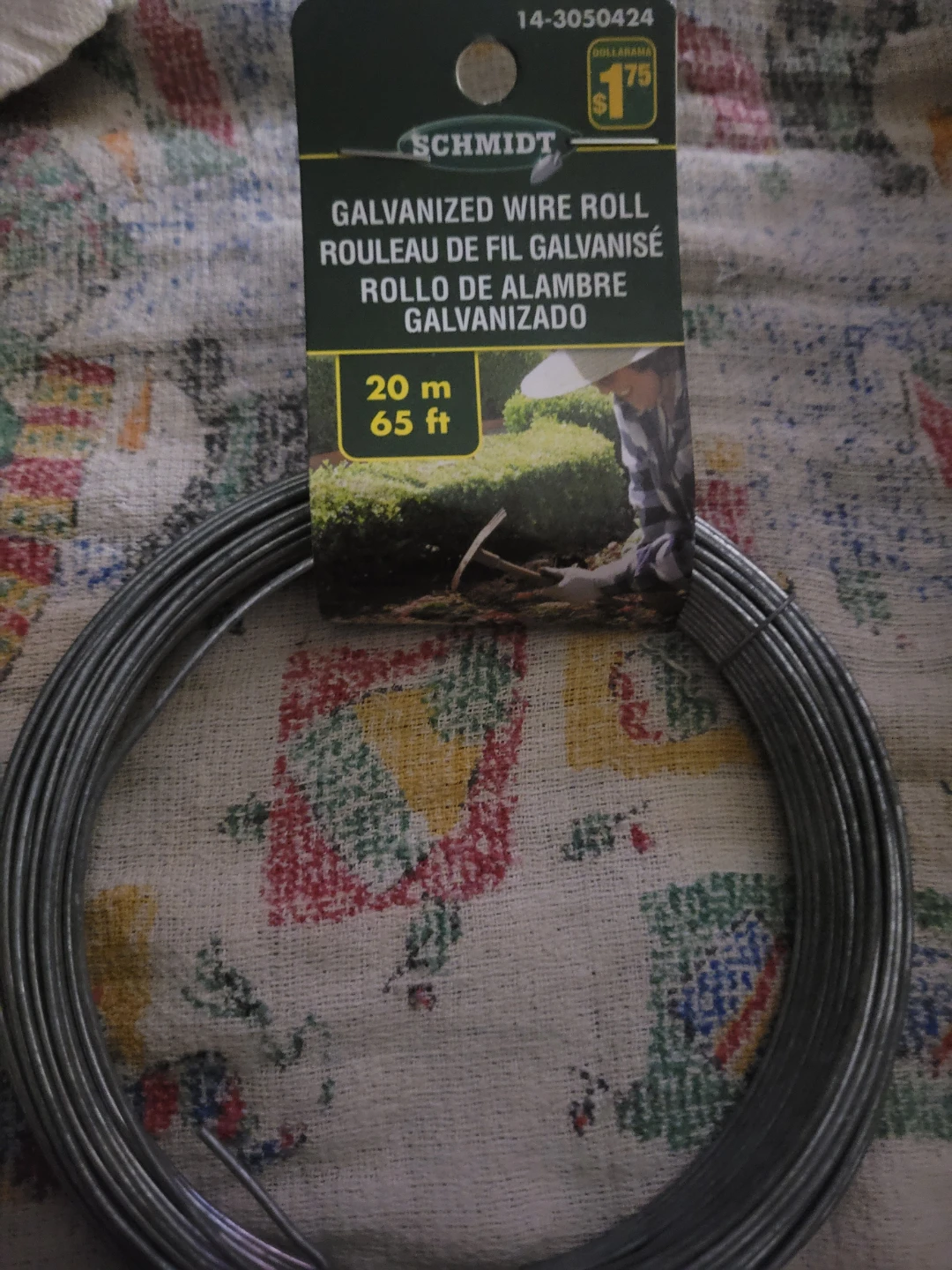 Schmidt Galvanized Wire Roll 20m / 65ft