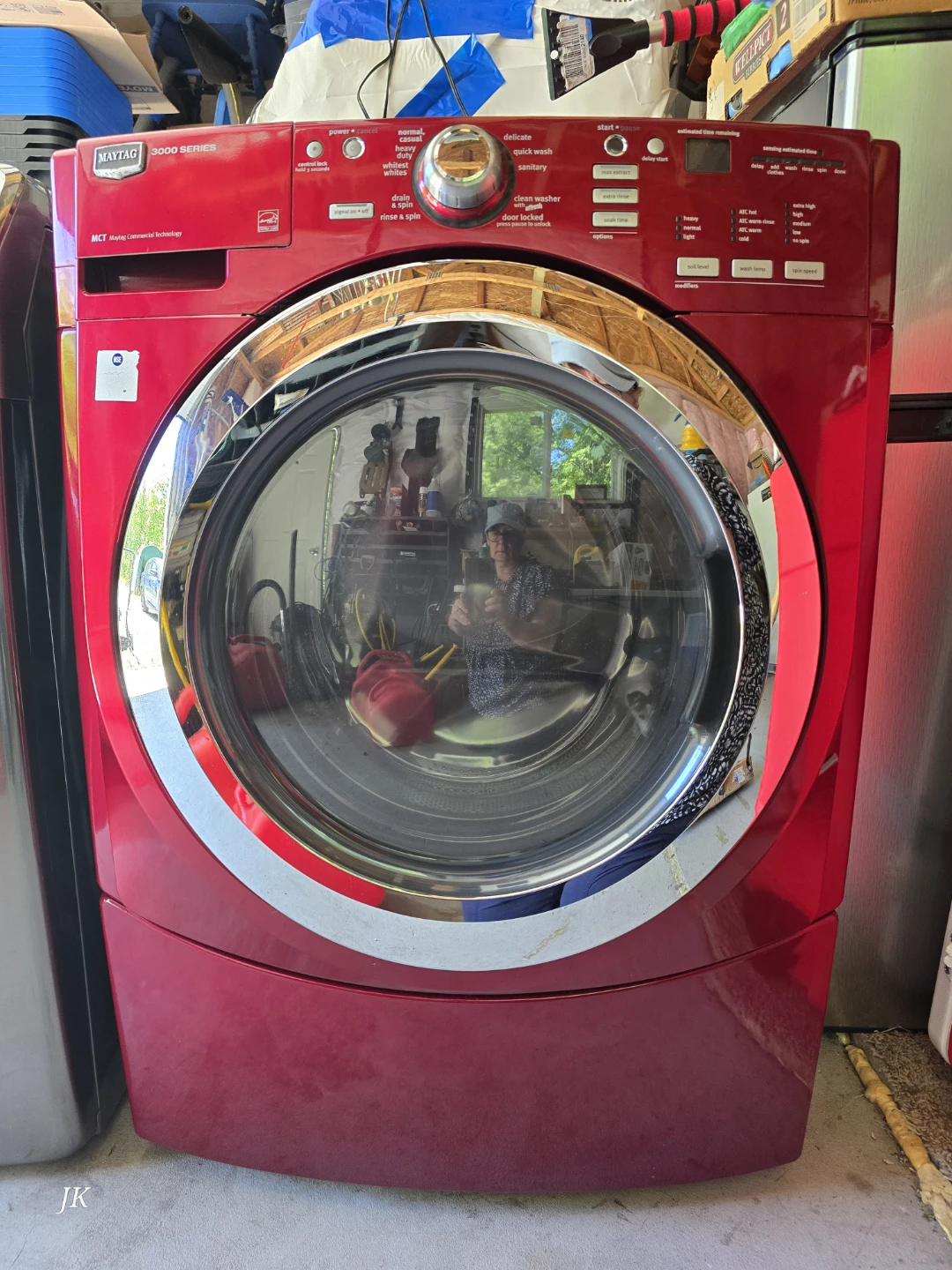 Maytag 3000 Series Front Load Washing Machine - Red