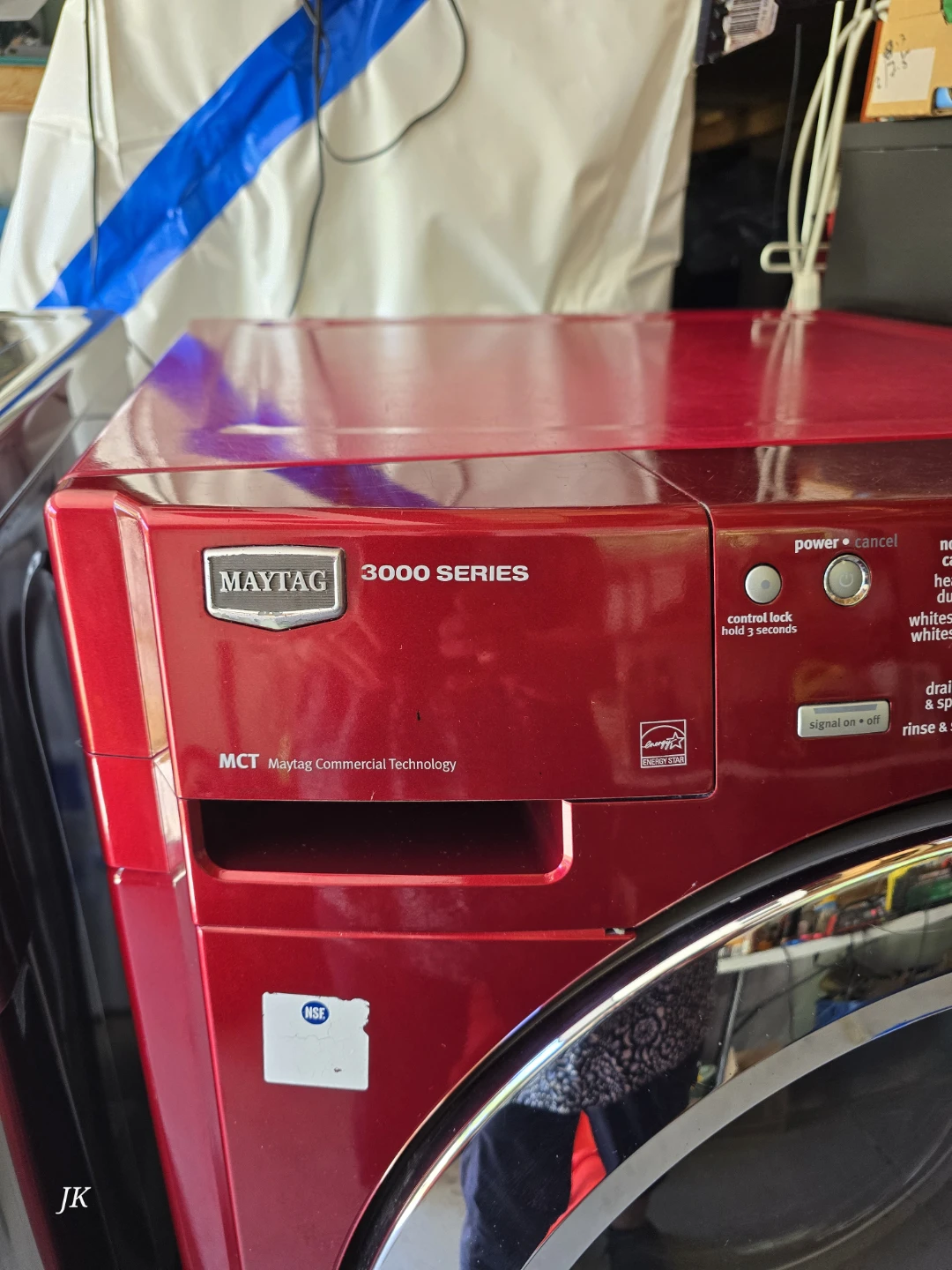 Maytag 3000 Series Front Load Washing Machine - Red - photo 2