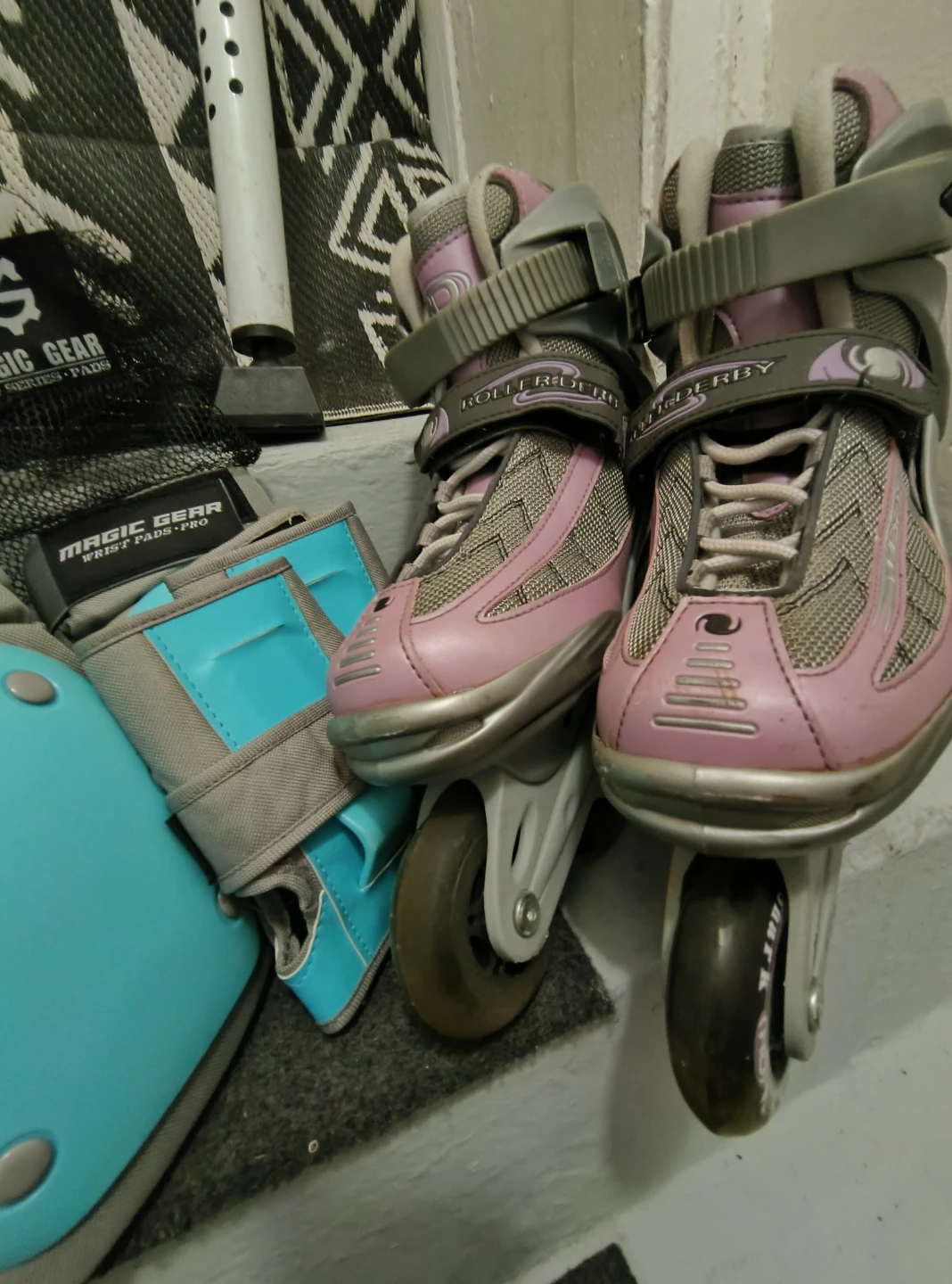 Roller Derby Inline Skates - Pink/Grey, Size 7 - photo 2