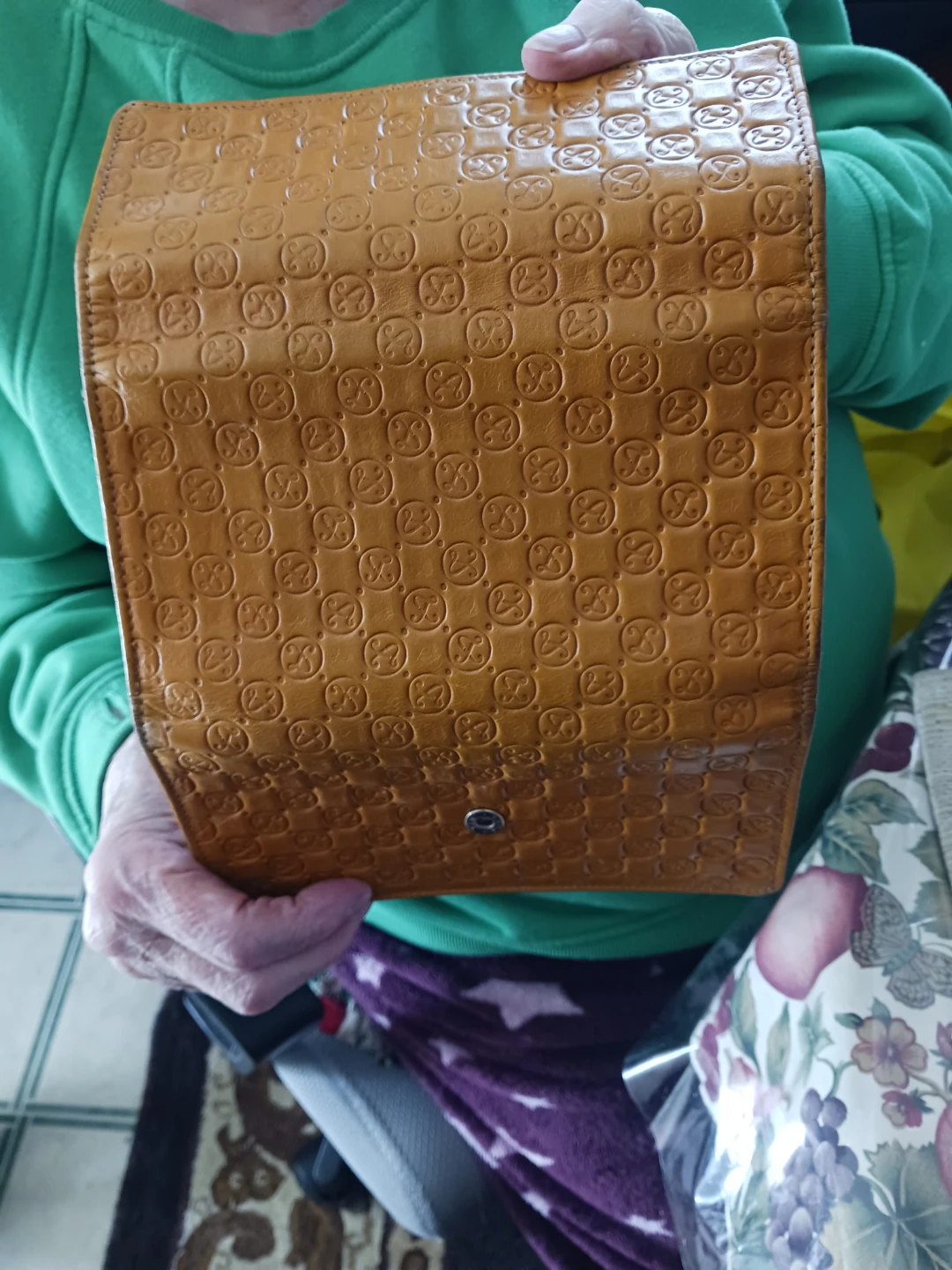 Brown Embossed Wallet - photo 5